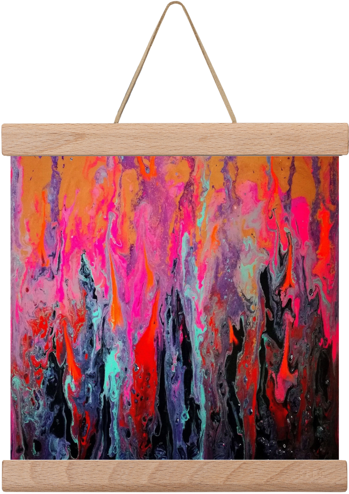 Lava of faith, 20x20 cm (20x20 cm), Tölgy akasztó