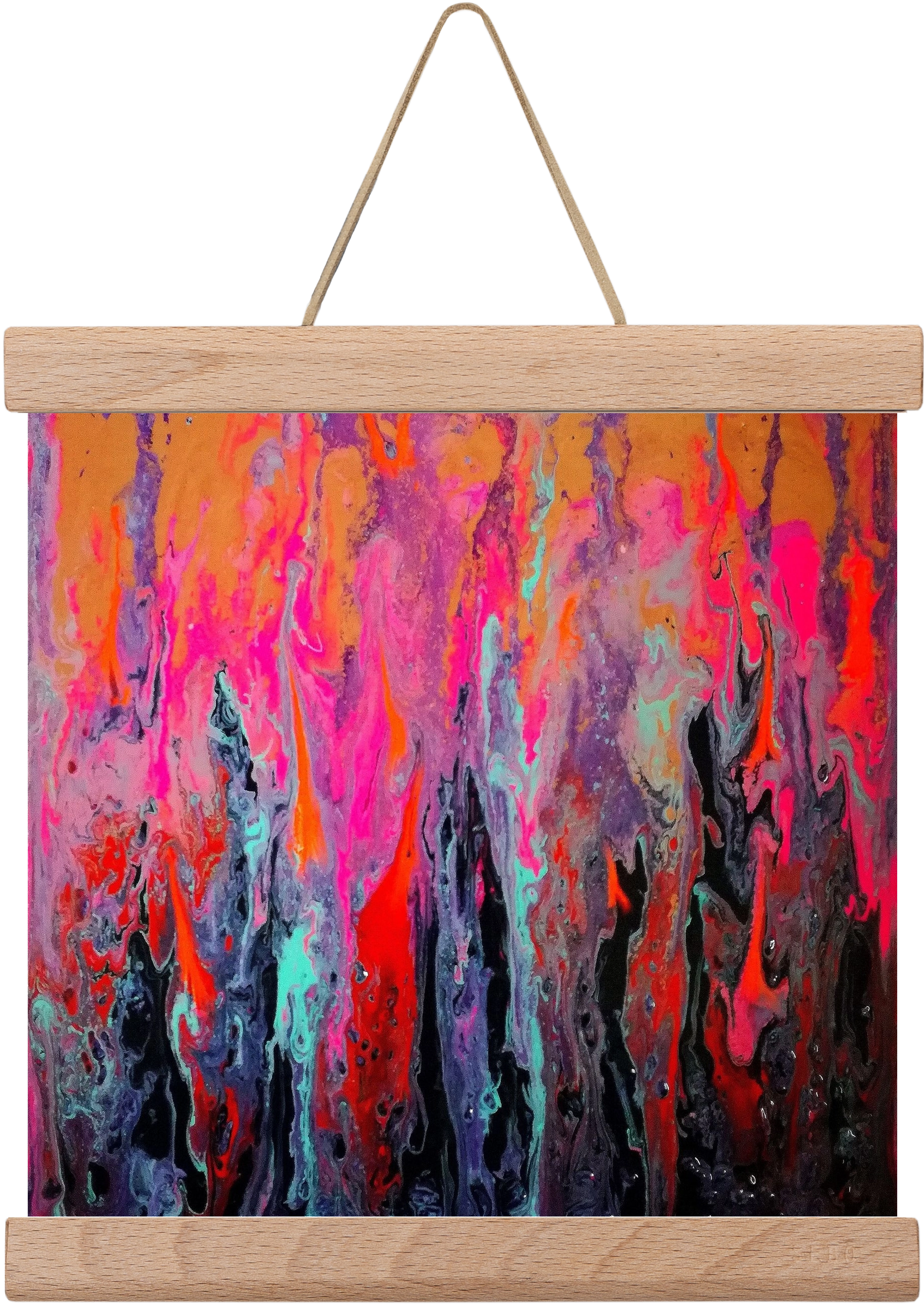 Lava of faith, 20x20 cm (20x20 cm), Tölgy akasztó