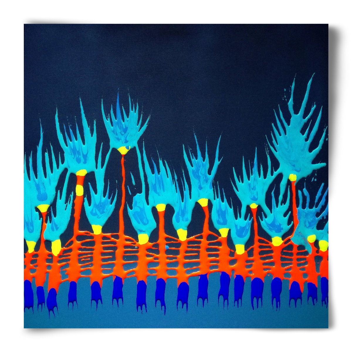 Nyitottnak lenni, 50x50 cm, Keret nélkül