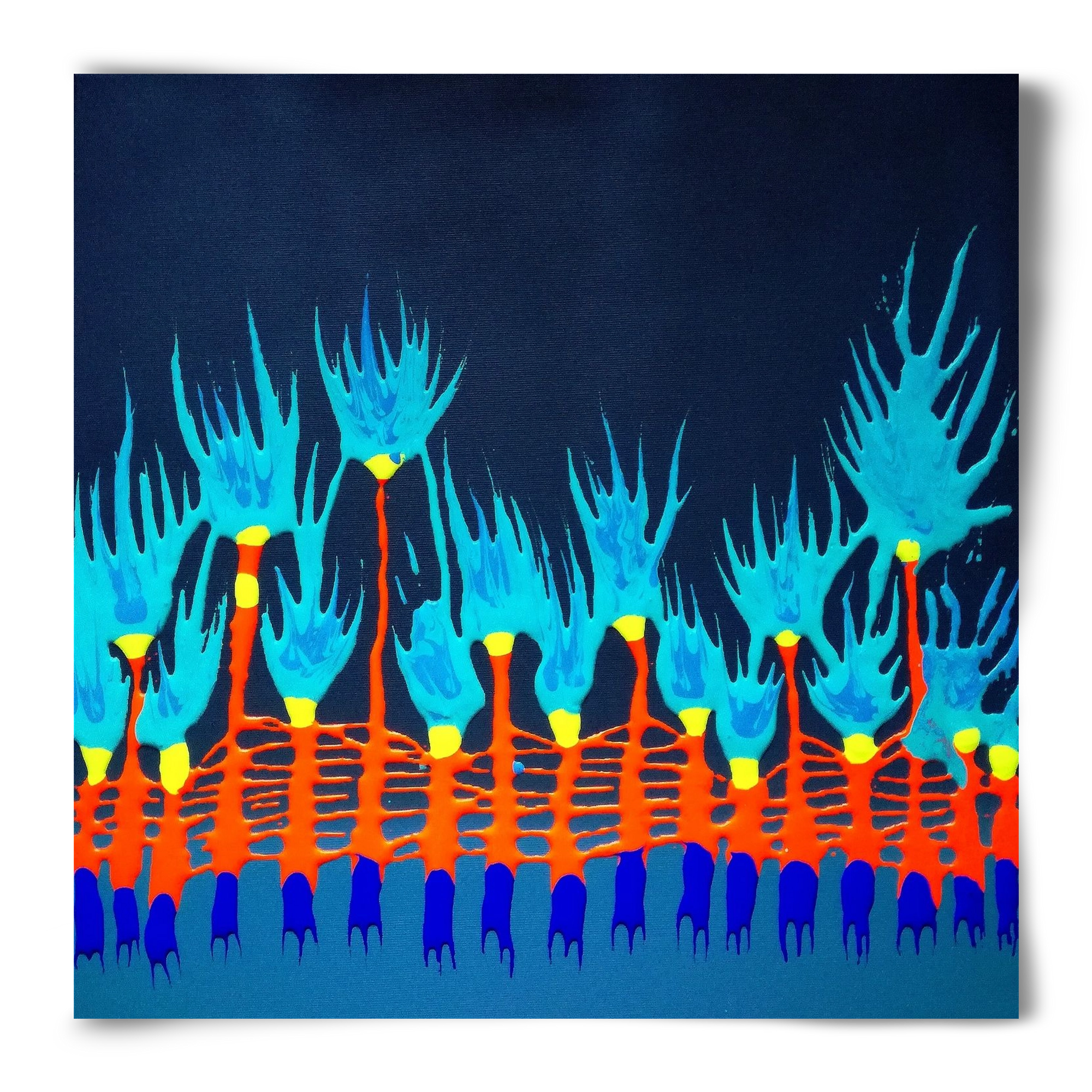 Nyitottnak lenni, 50x50 cm, Keret nélkül