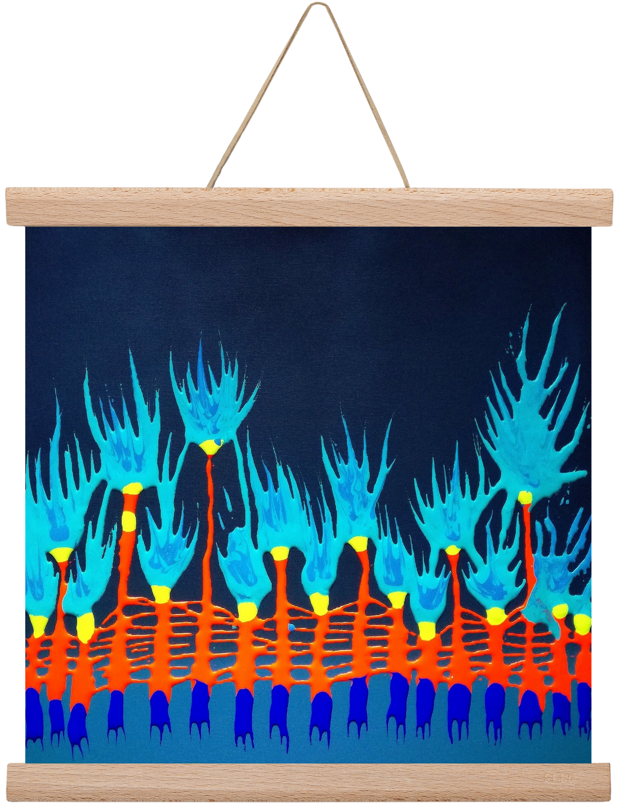 Nyitottnak lenni, 30x30 cm (30x30 cm), Tölgy akasztó