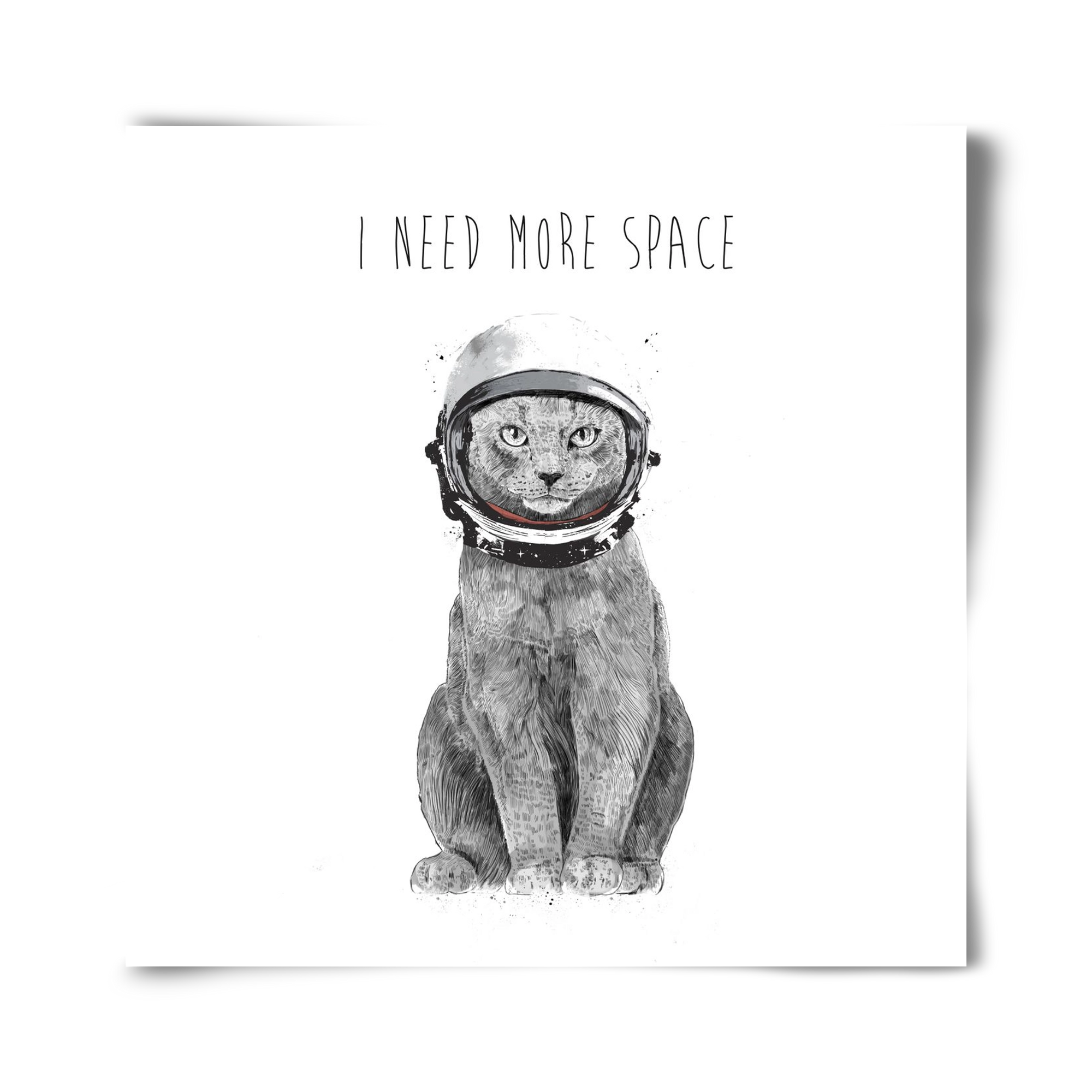 I need more space, 40x40 cm, Keret nélkül