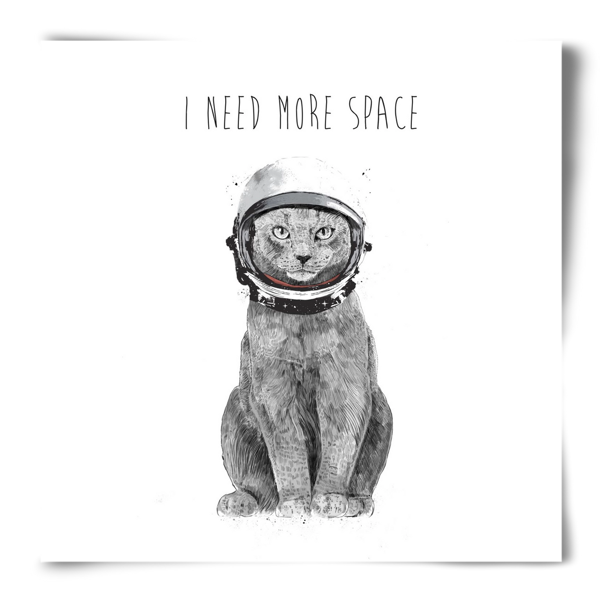 I need more space, 50x50 cm, Keret nélkül
