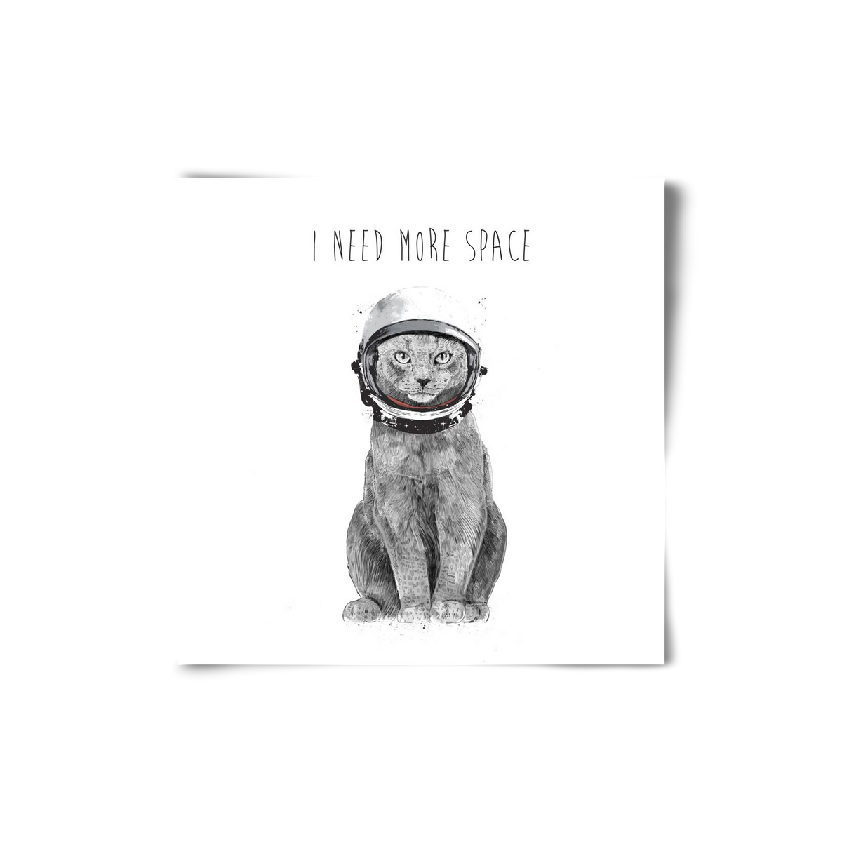 I need more space, 20x20 cm, Keret nélkül