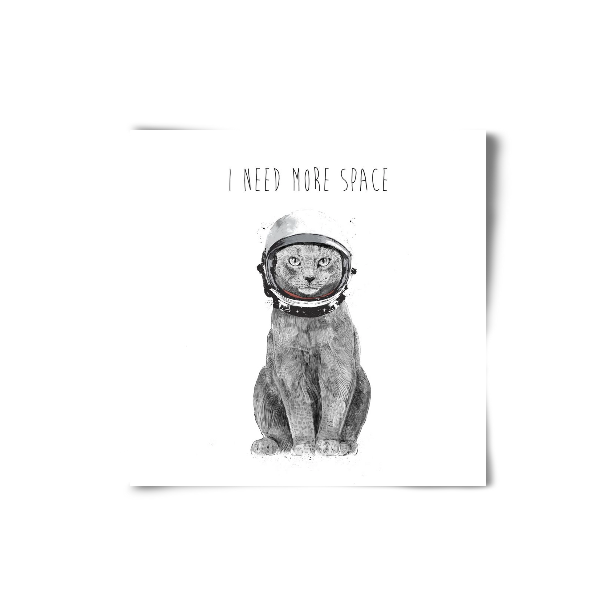 I need more space, 20x20 cm, Keret nélkül