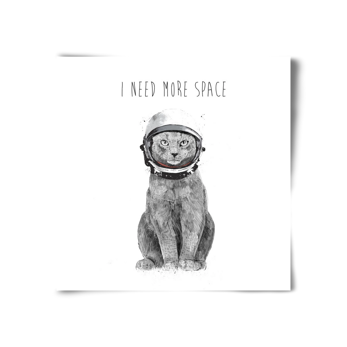 I need more space, 30x30 cm, Keret nélkül