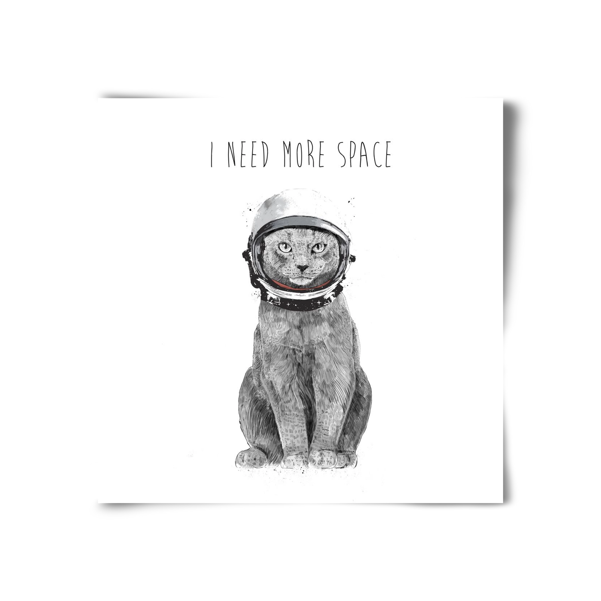 I need more space, 30x30 cm, Keret nélkül