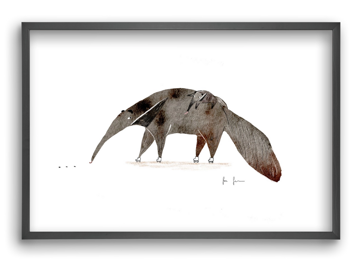 Hangyászék, 60x40 cm (60x40 cm), Fekete keret