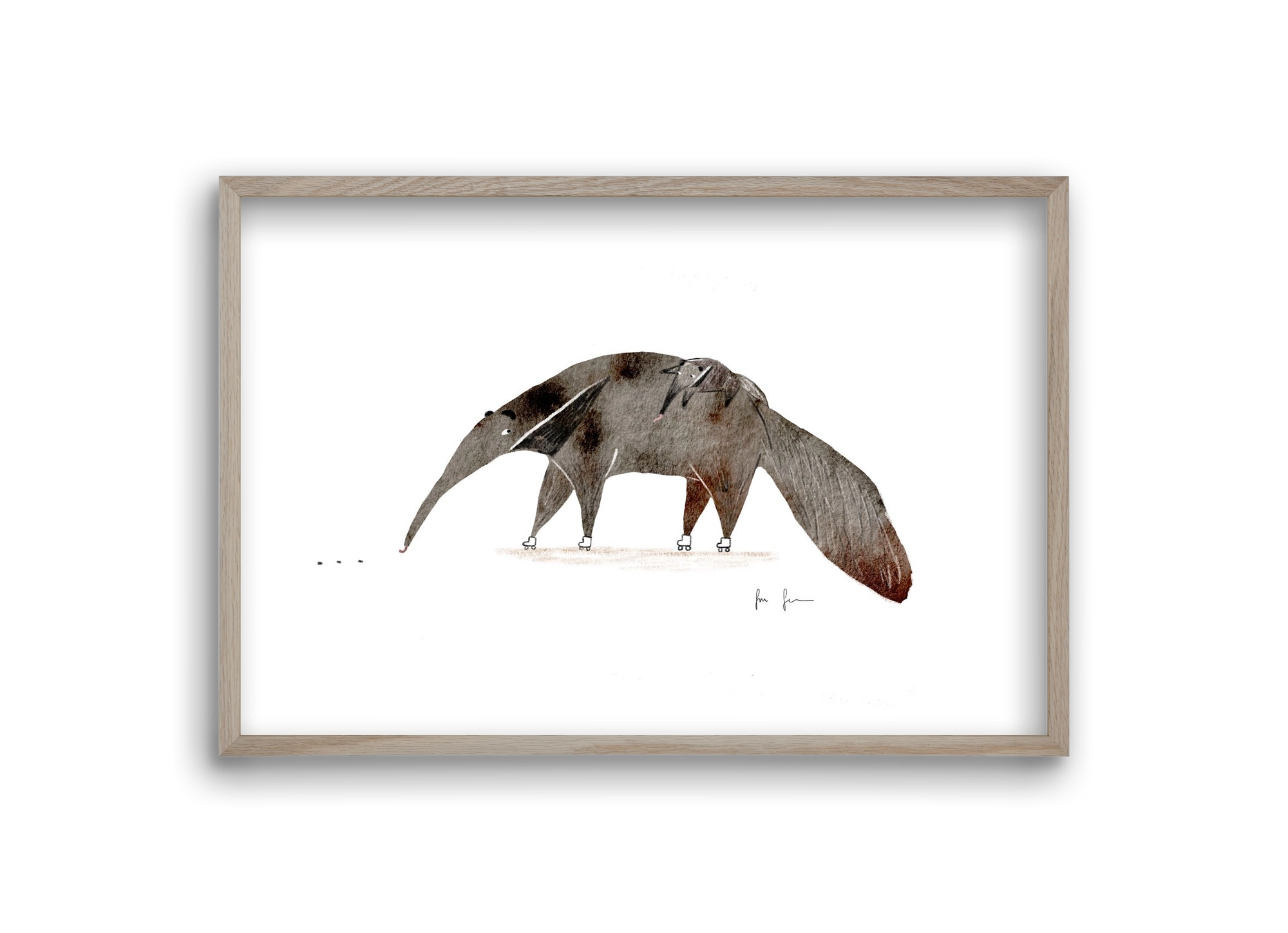 Hangyászék, 30x20 cm (30x20 cm), Tölgy keret