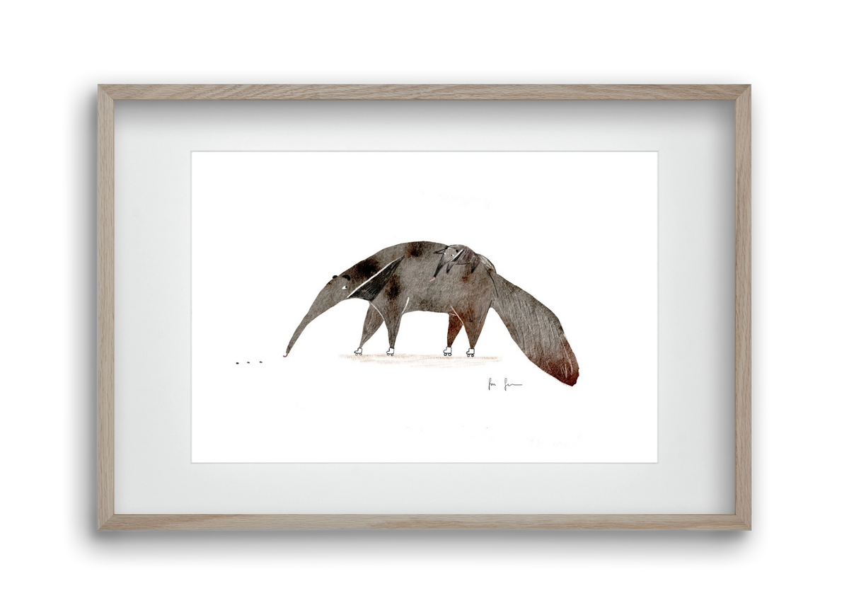 Hangyászék, 45x30 cm (30x20 cm), Tölgy keret, paszpartuval