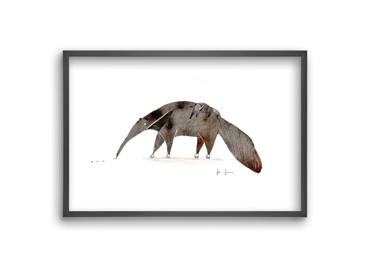 Hangyászék, 30x20 cm (30x20 cm), Fekete keret