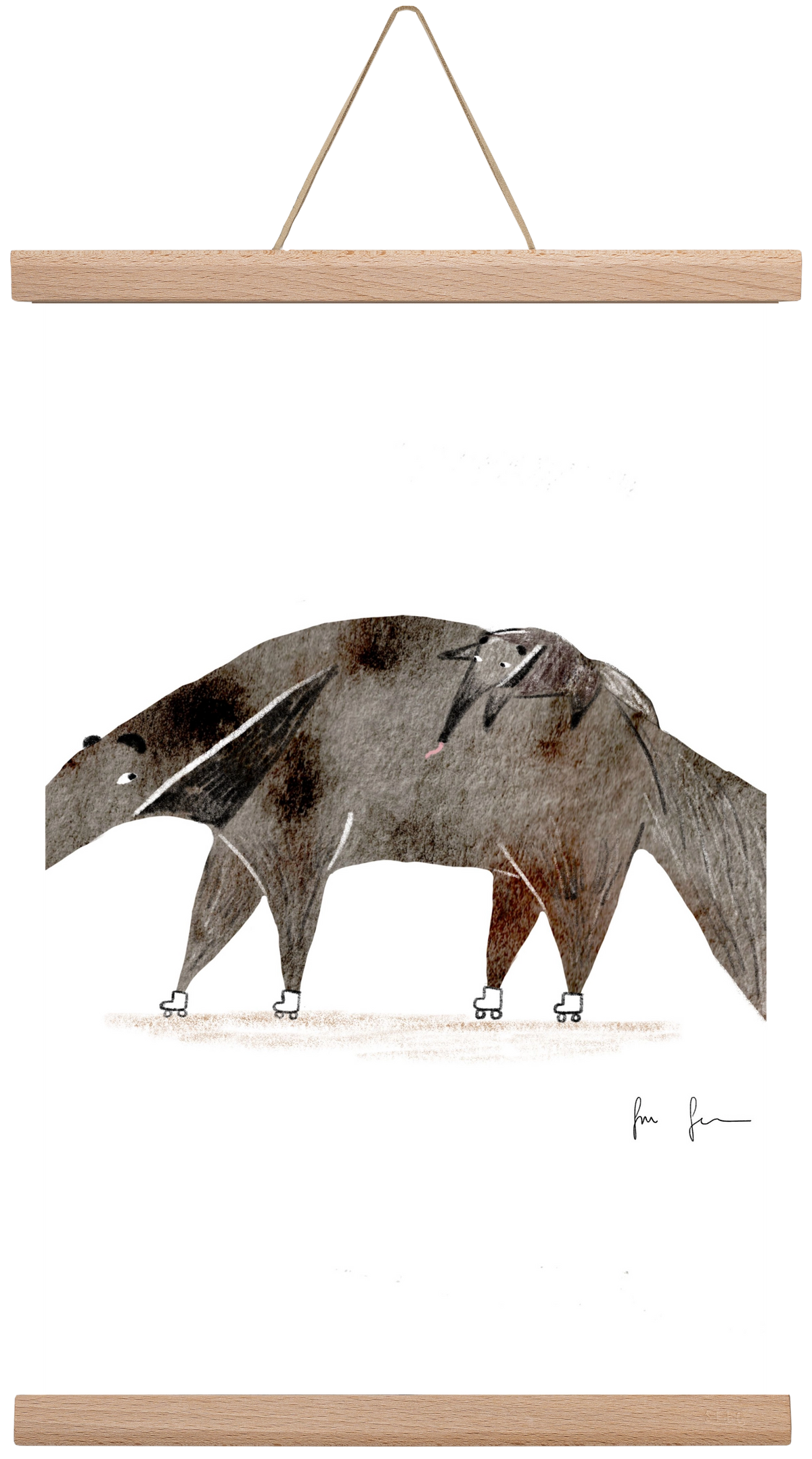 Hangyászék, 45x30 cm (45x30 cm), Tölgy akasztó