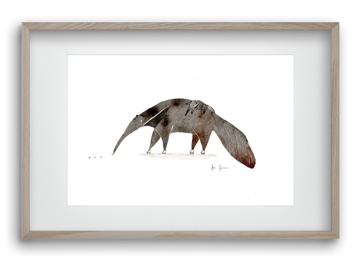 Hangyászék, 60x40 cm (45x30 cm), Tölgy keret, paszpartuval