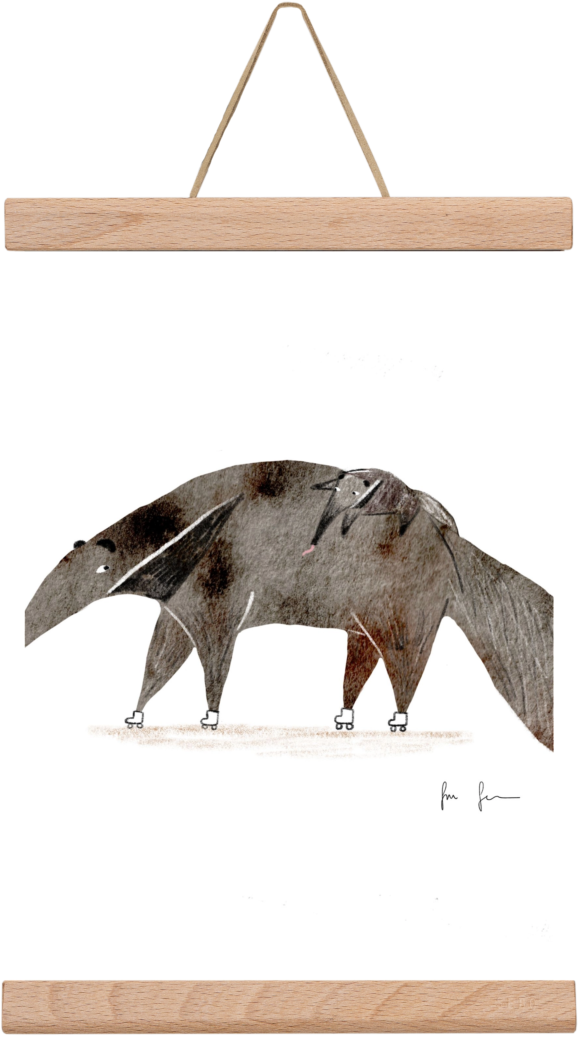 Hangyászék, 30x20 cm (30x20 cm), Tölgy akasztó