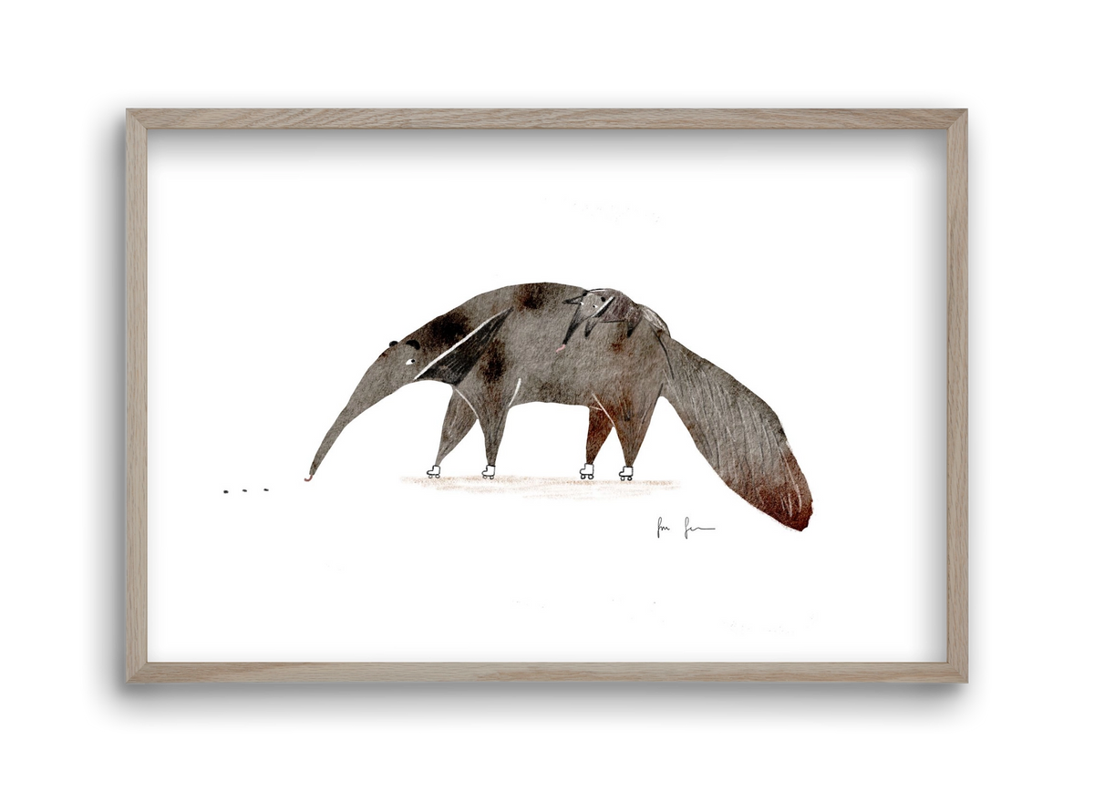 Hangyászék, 45x30 cm (45x30 cm), Tölgy keret