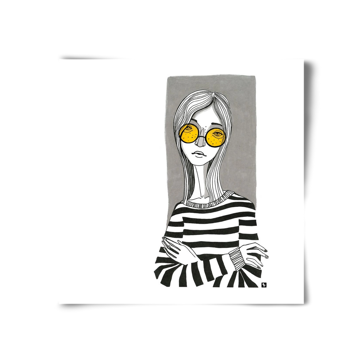 SummerGlasses, 30x30 cm, Keret nélkül