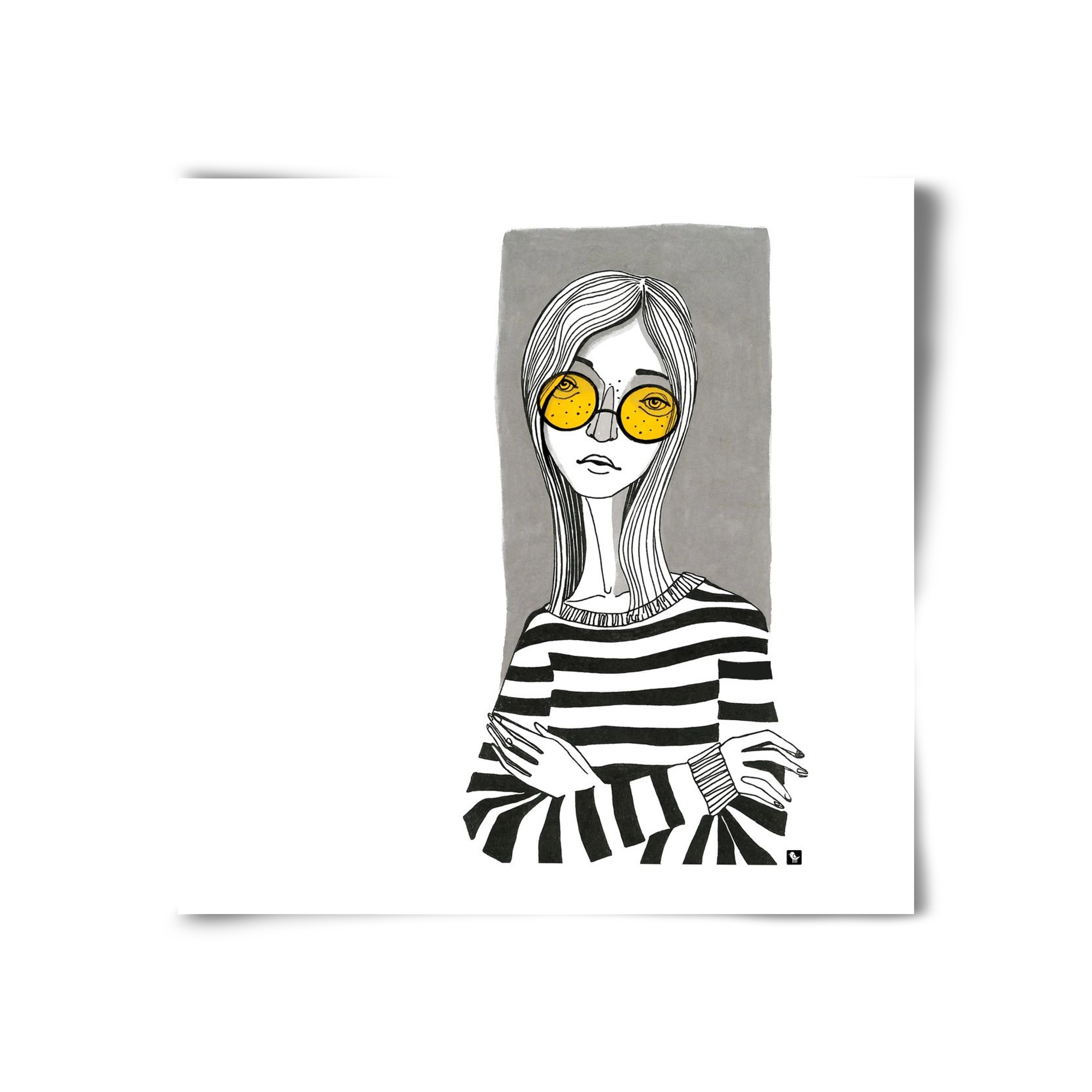 SummerGlasses, 30x30 cm, Keret nélkül