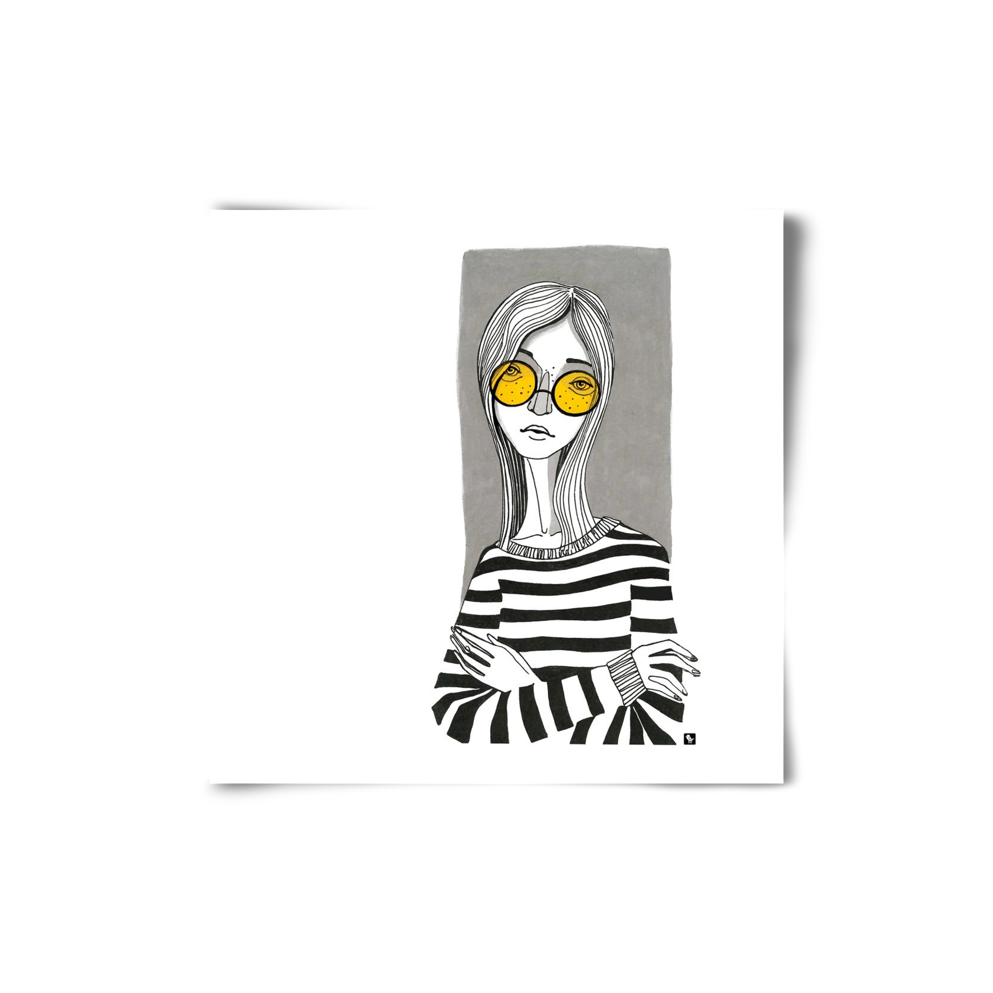 SummerGlasses, 20x20 cm, Keret nélkül