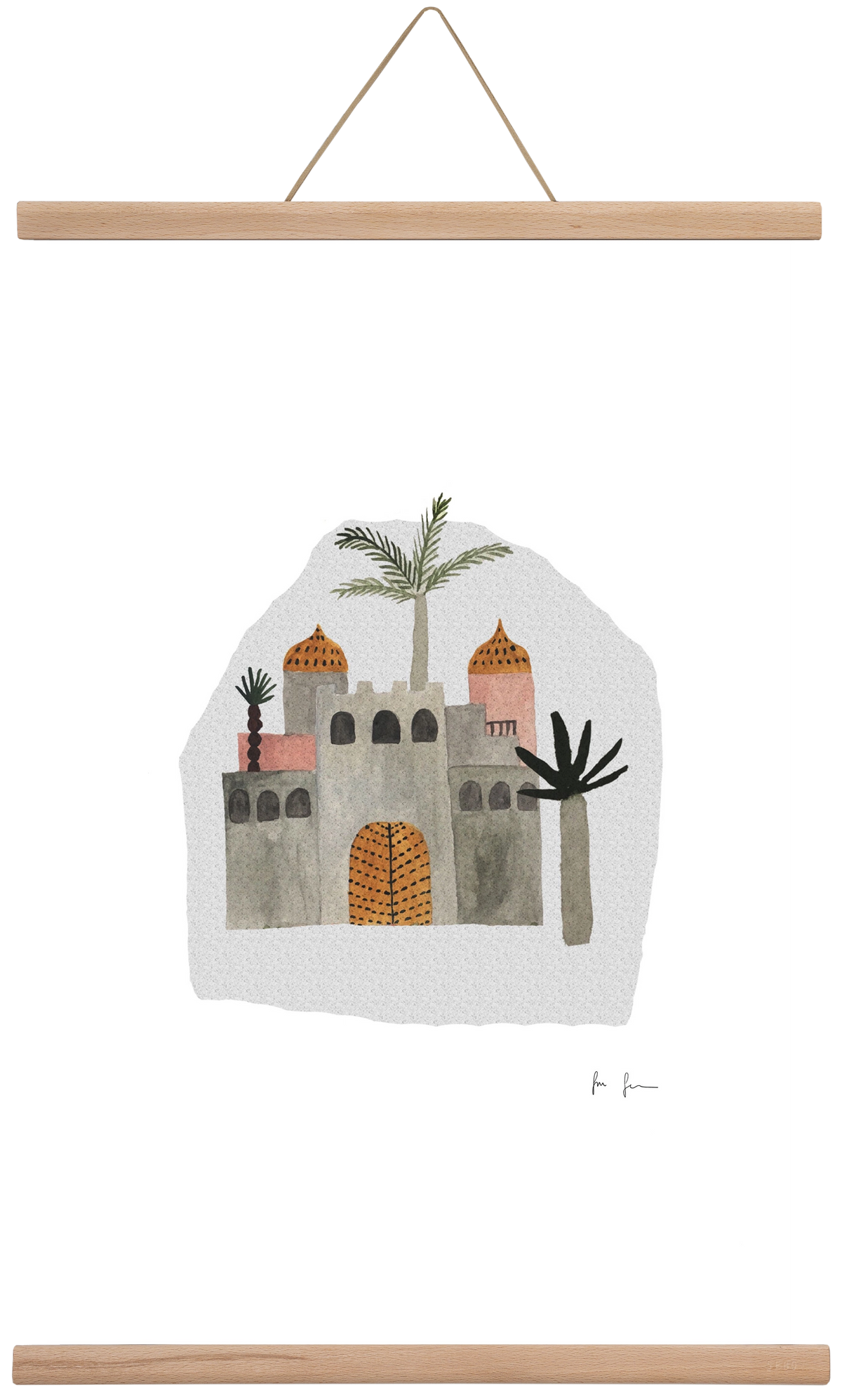 Palota, 40x60 cm (40x60 cm), Tölgy akasztó