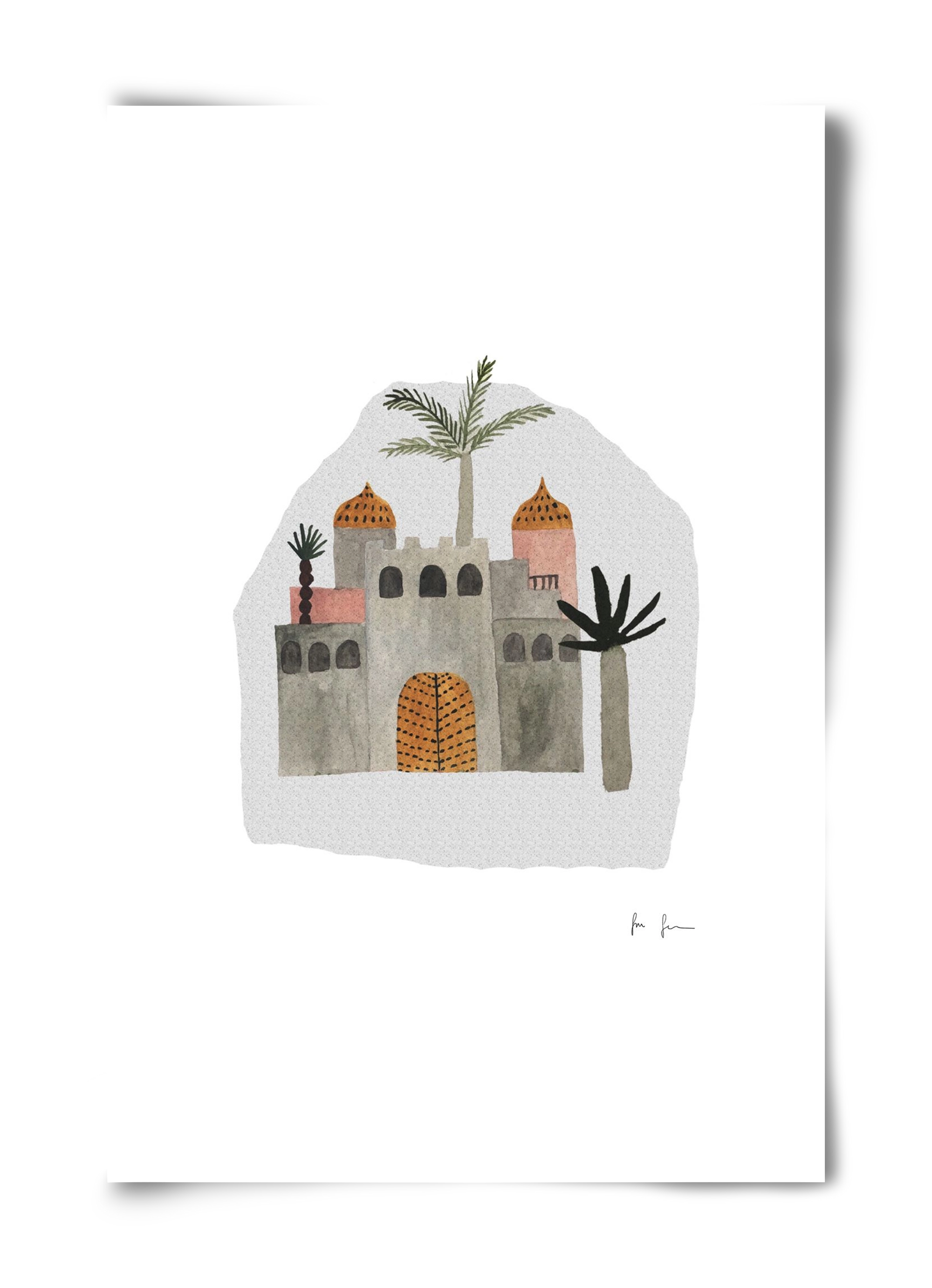 Palota, 40x60 cm, Keret nélkül