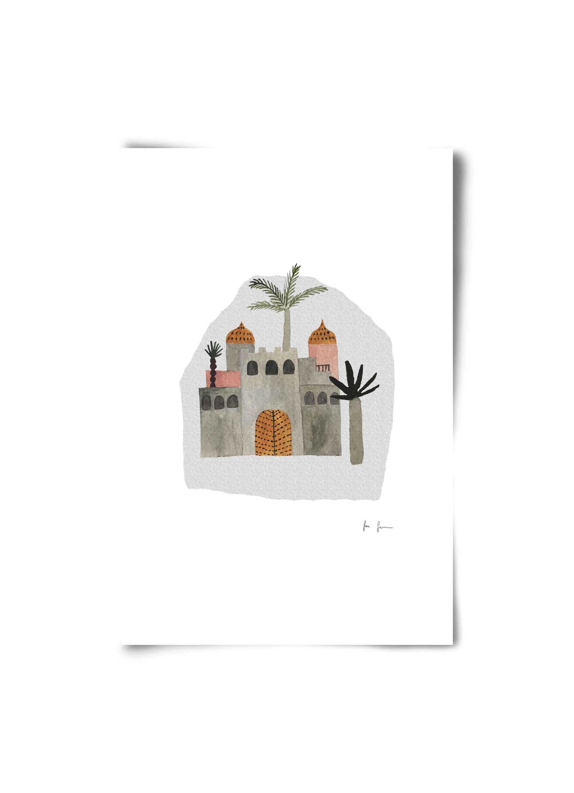 Palota, 20x30 cm, Keret nélkül