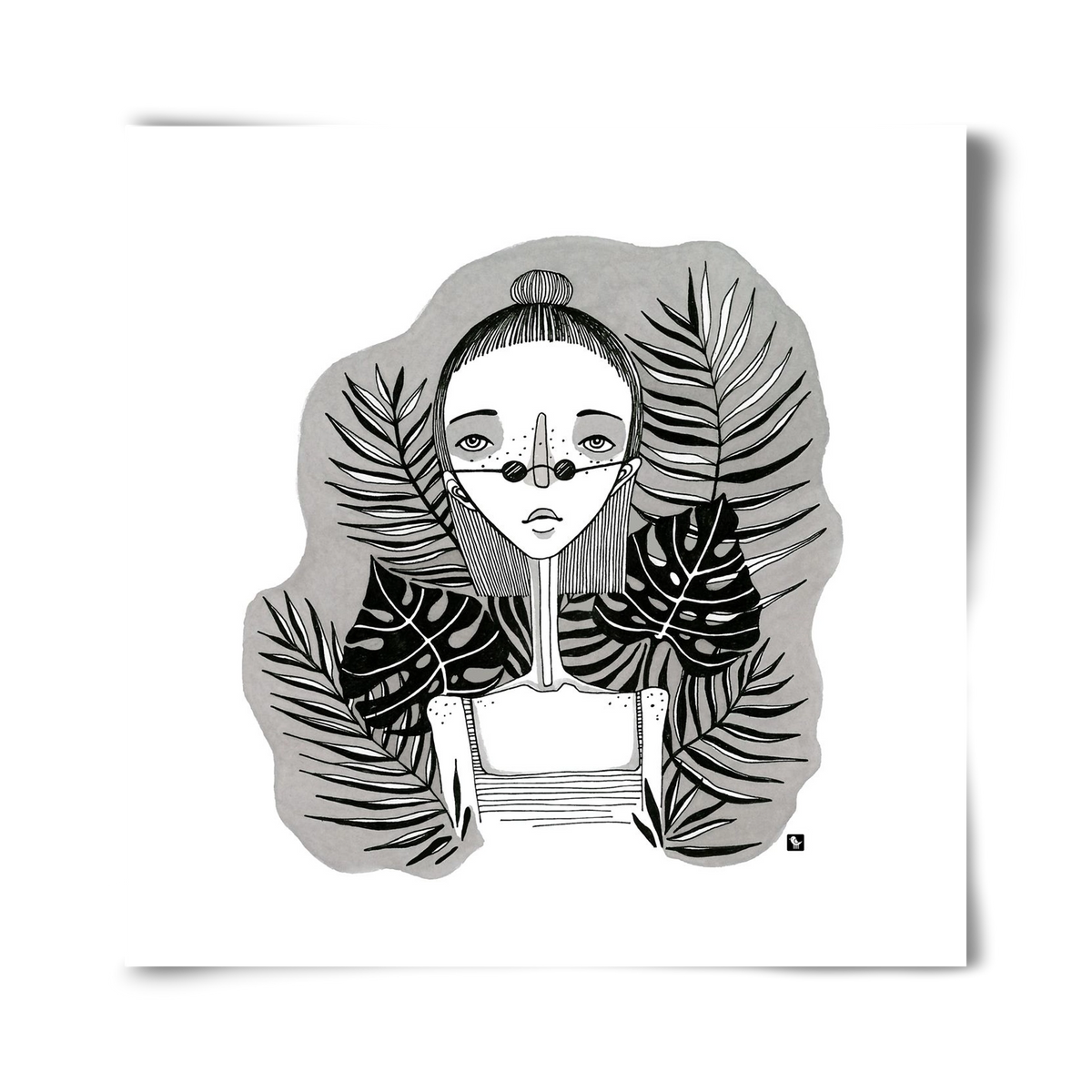 Floryn, 40x40 cm, Keret nélkül