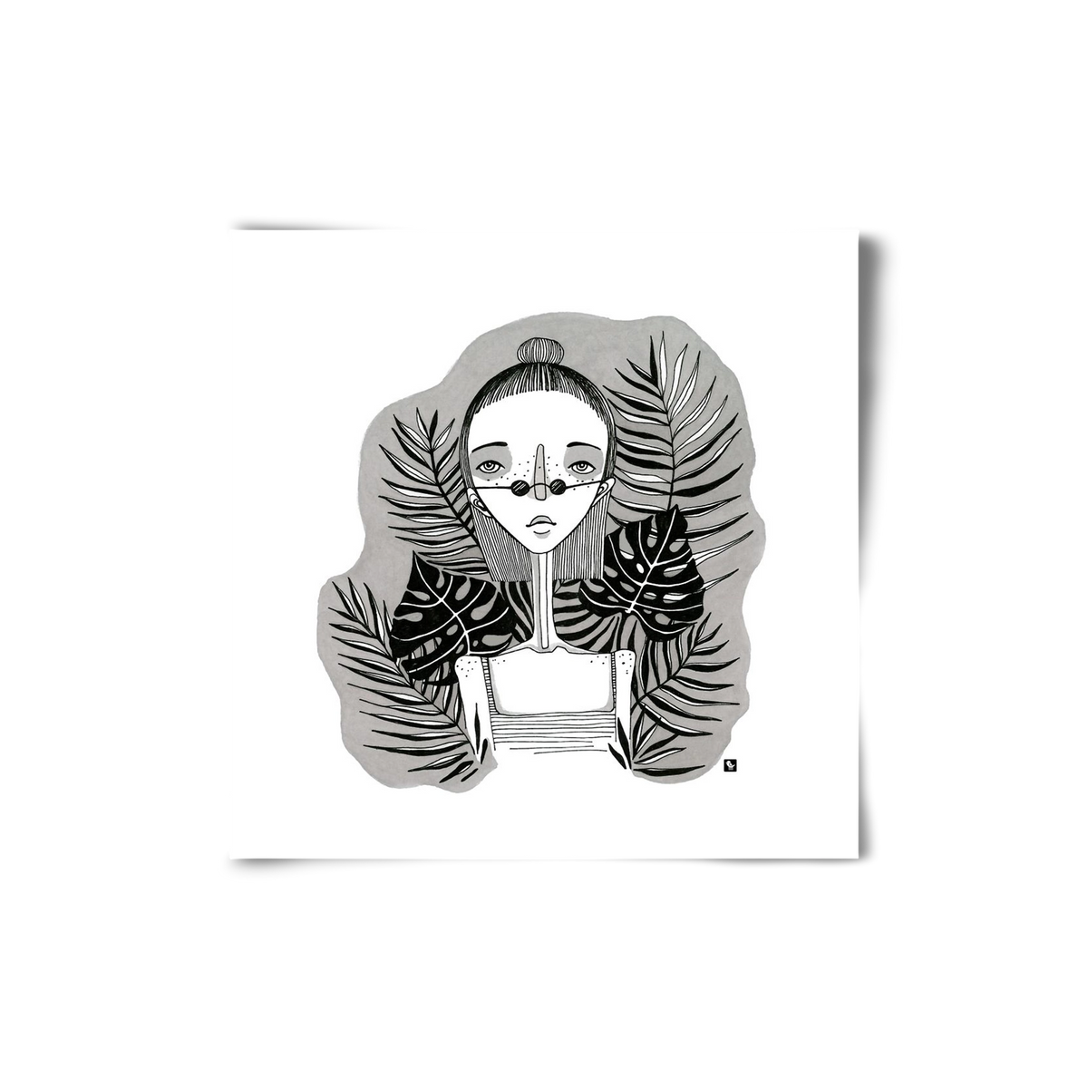 Floryn, 20x20 cm, Keret nélkül