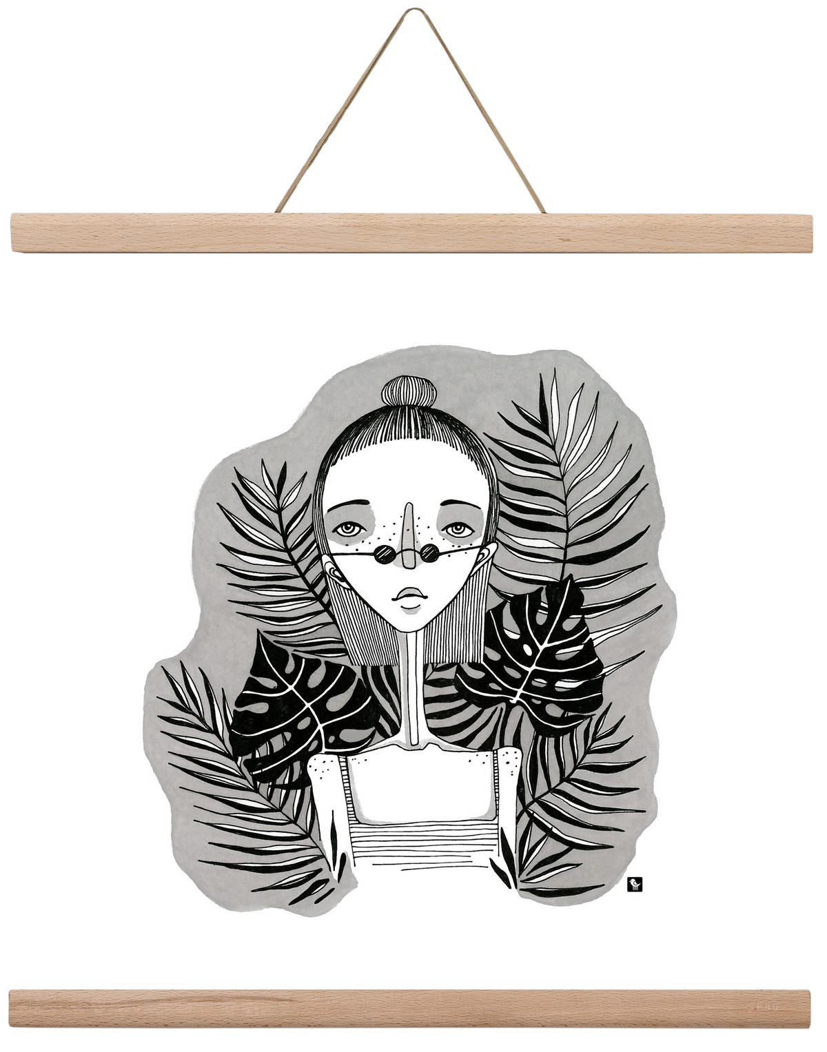 Floryn, 40x40 cm (40x40 cm), Tölgy akasztó