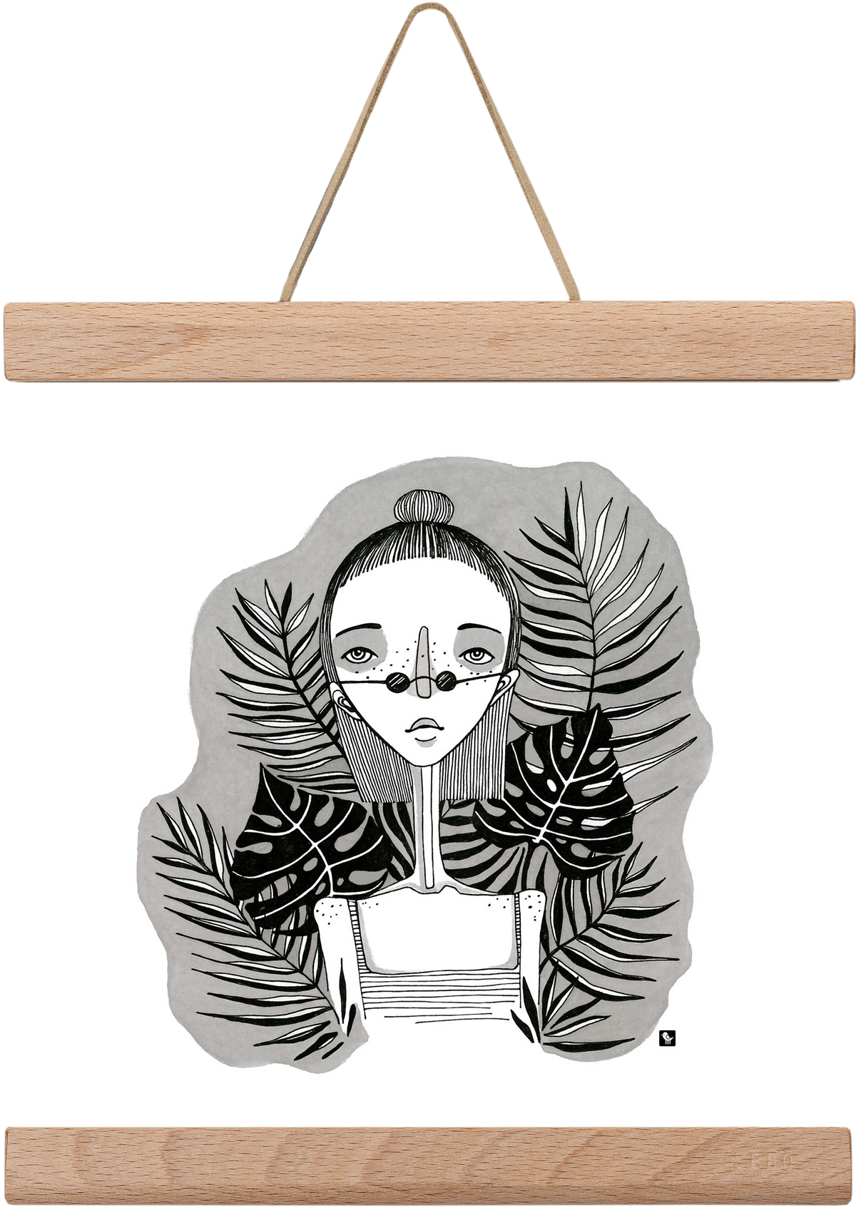 Floryn, 20x20 cm (20x20 cm), Tölgy akasztó