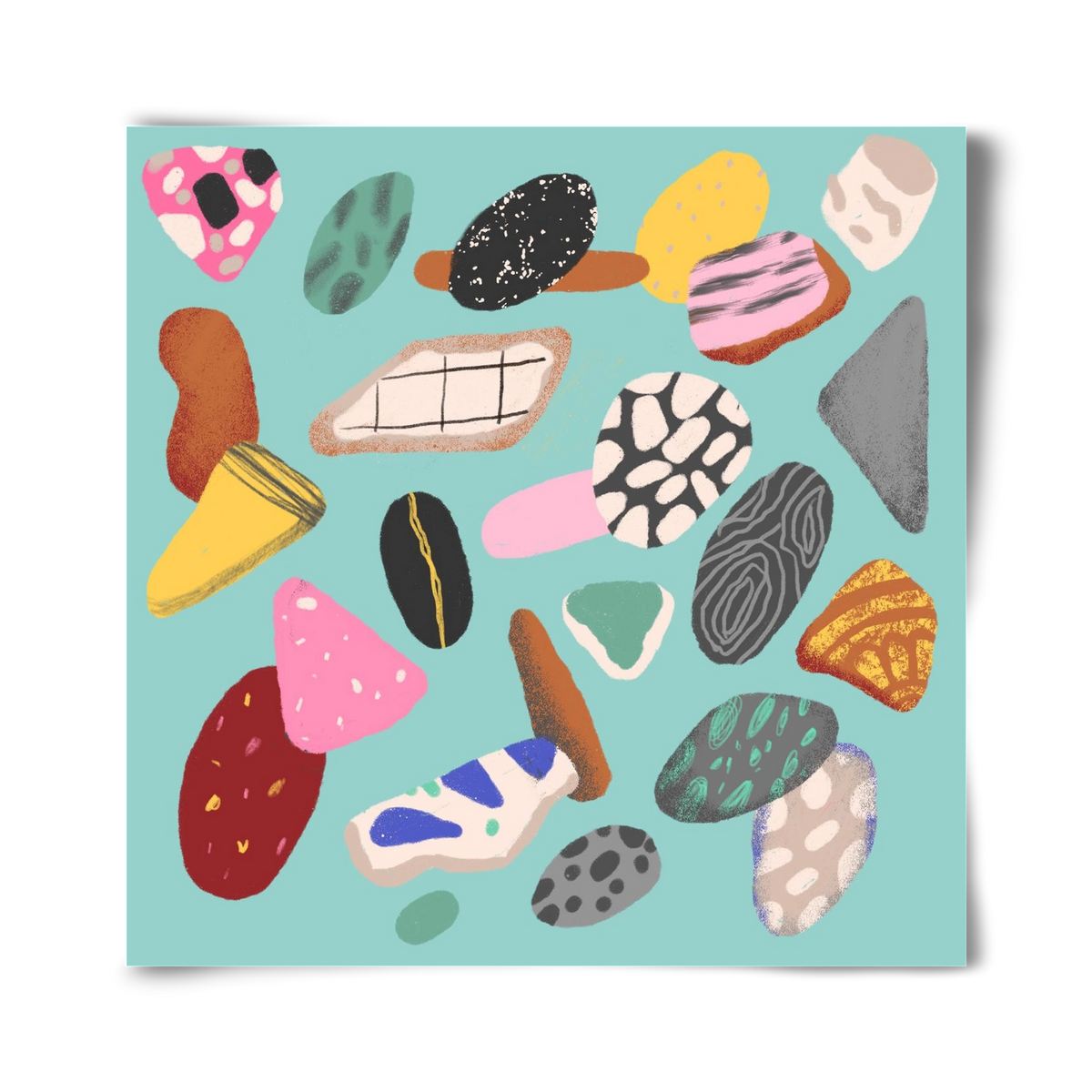 Souvenirs from the sea, 40x40 cm, Keret nélkül