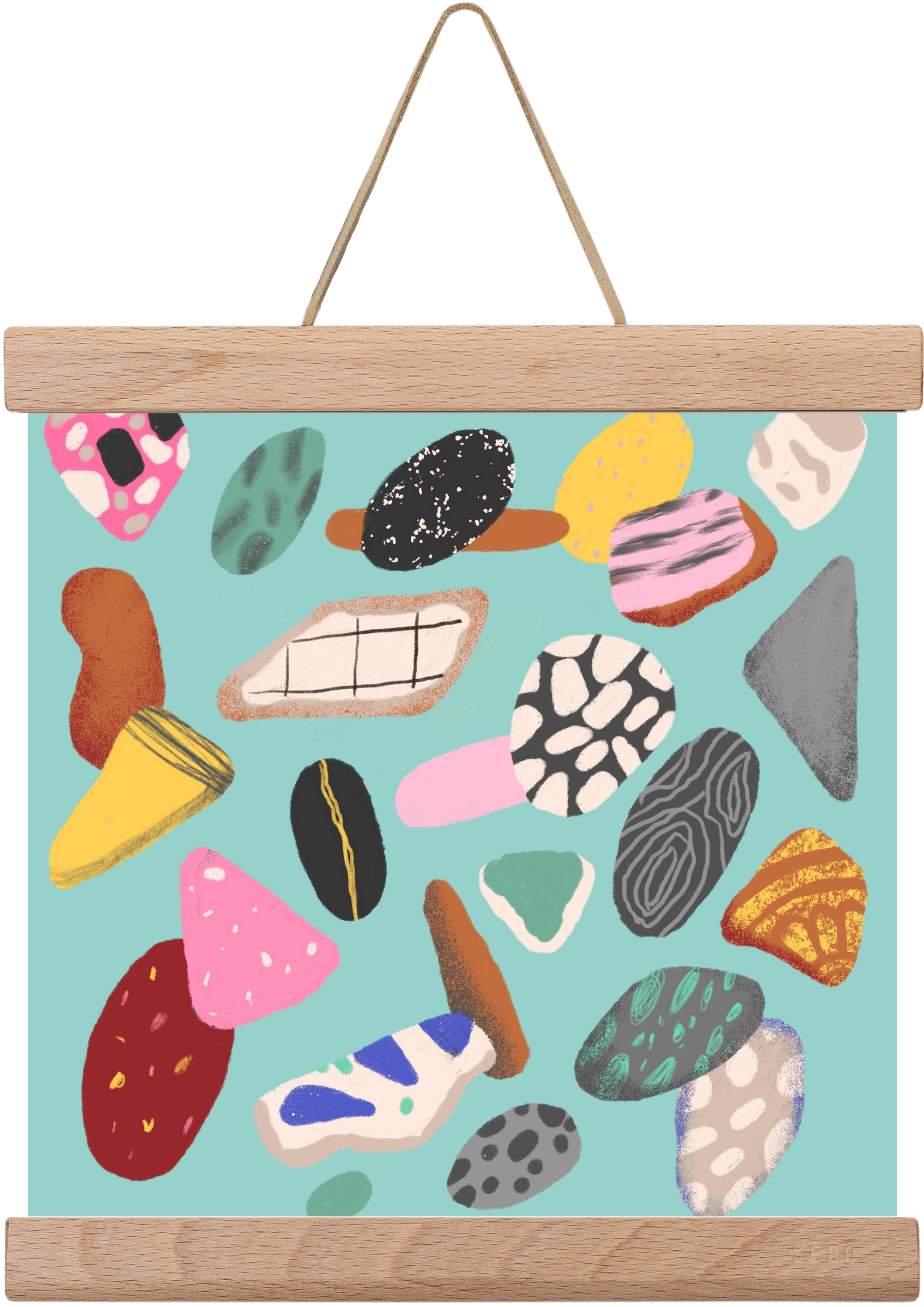 Souvenirs from the sea, 20x20 cm (20x20 cm), Tölgy akasztó