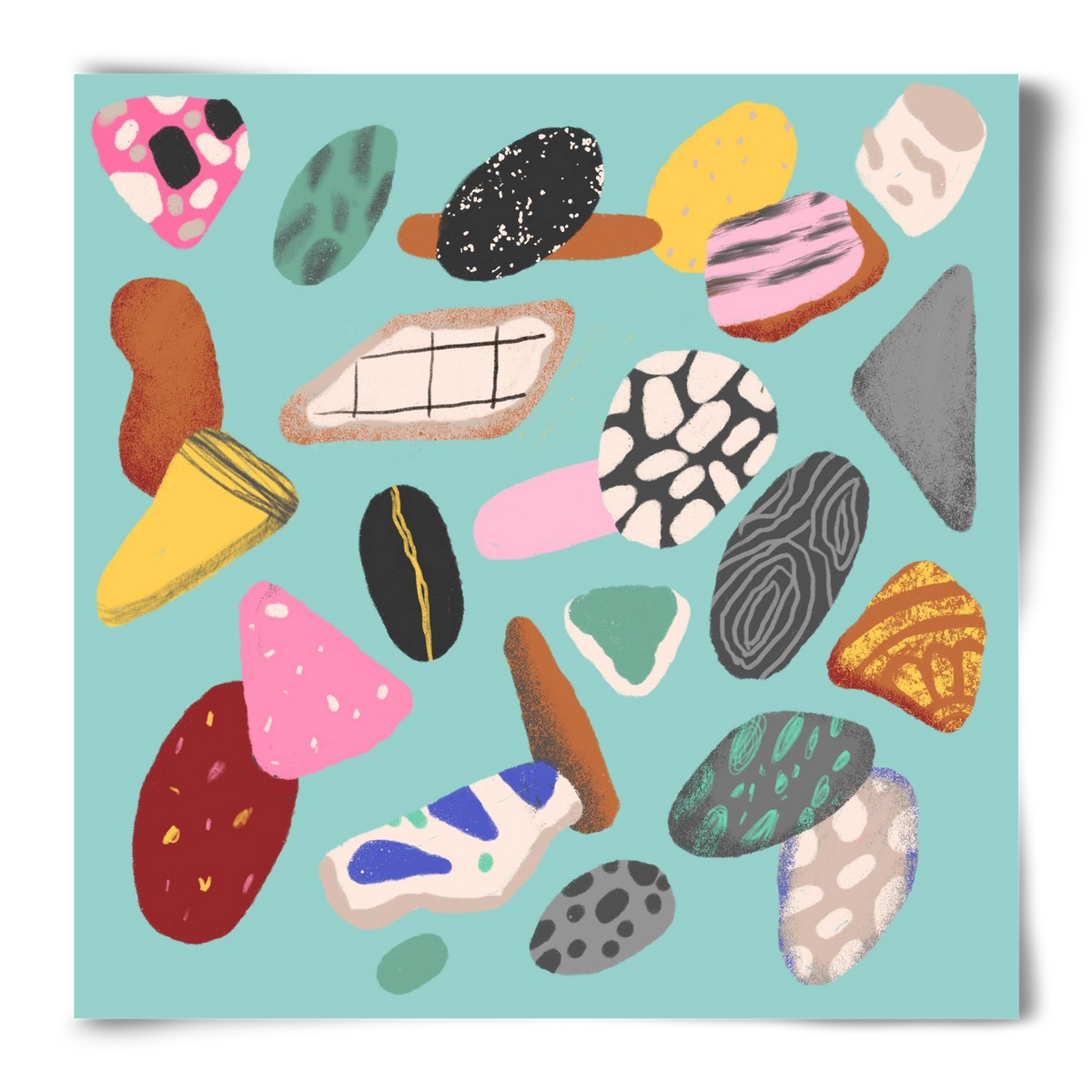 Souvenirs from the sea, 50x50 cm, Keret nélkül
