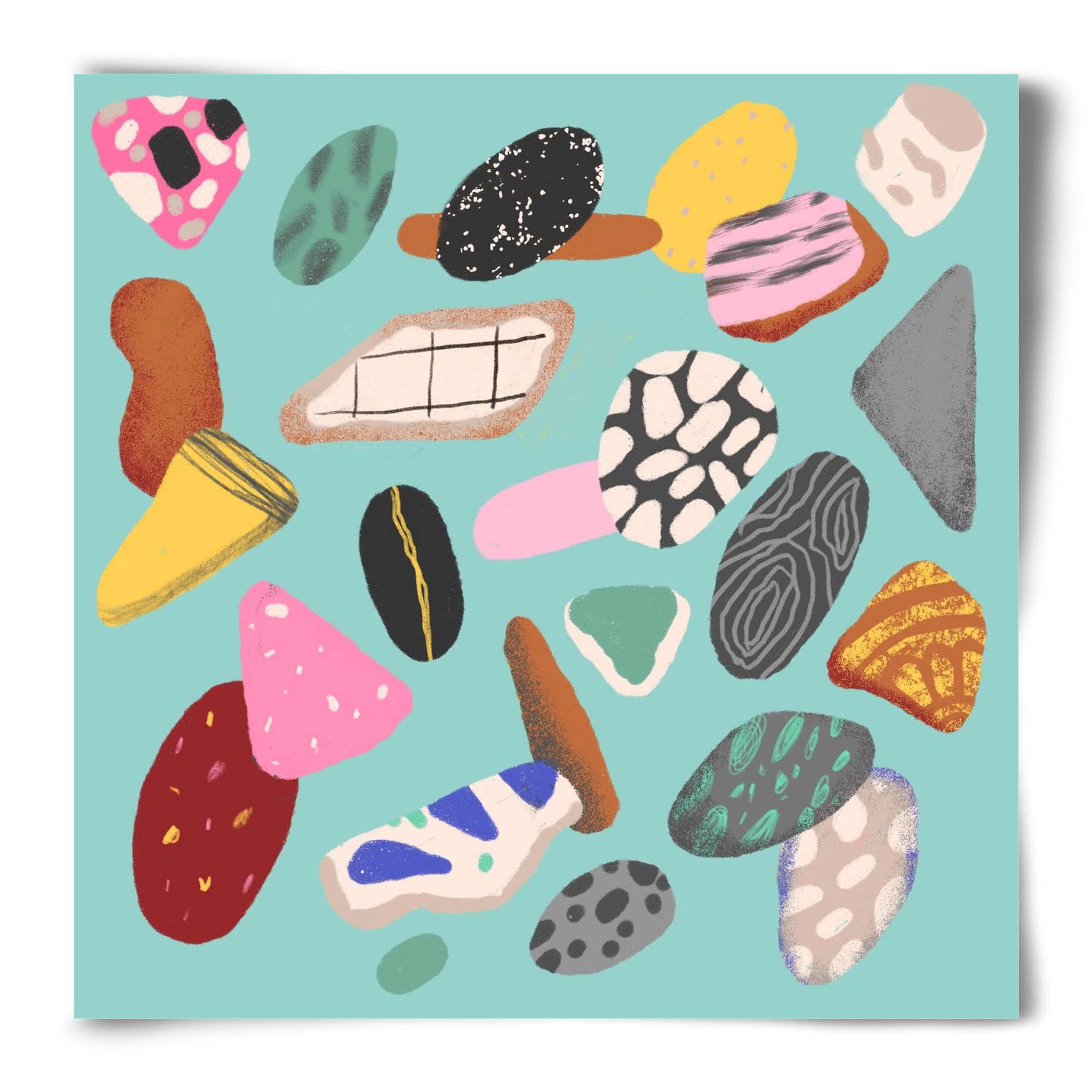 Souvenirs from the sea, 50x50 cm, Keret nélkül