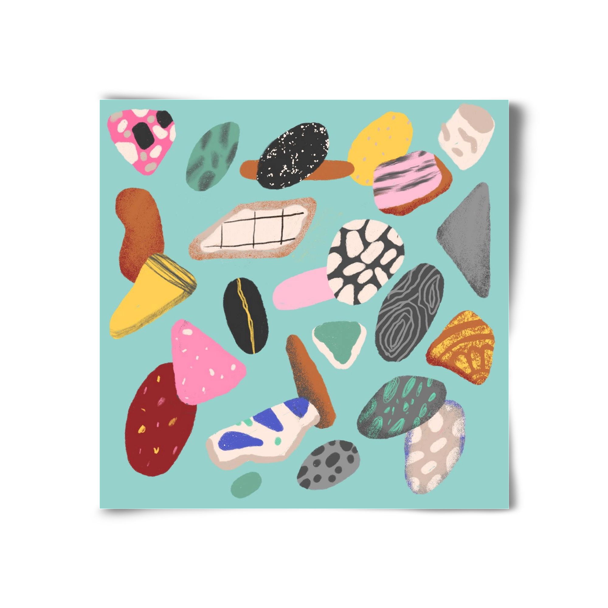 Souvenirs from the sea, 30x30 cm, Keret nélkül