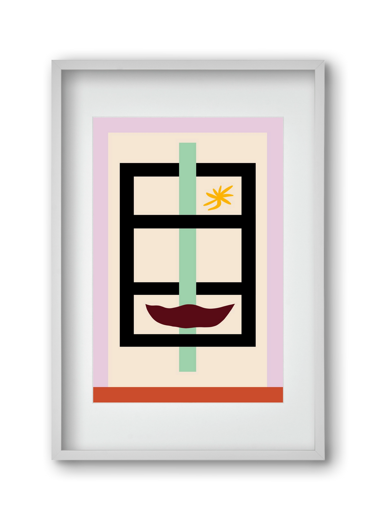 ARCHITECTURE PORTRAIT, 30x45 cm (20x30 cm), Fehér keret, paszpartuval