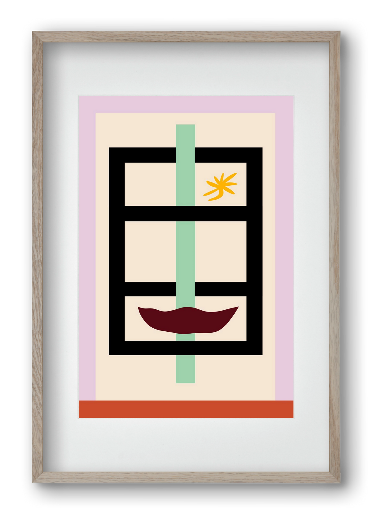 ARCHITECTURE PORTRAIT, 40x60 cm (30x45 cm), Tölgy keret, paszpartuval