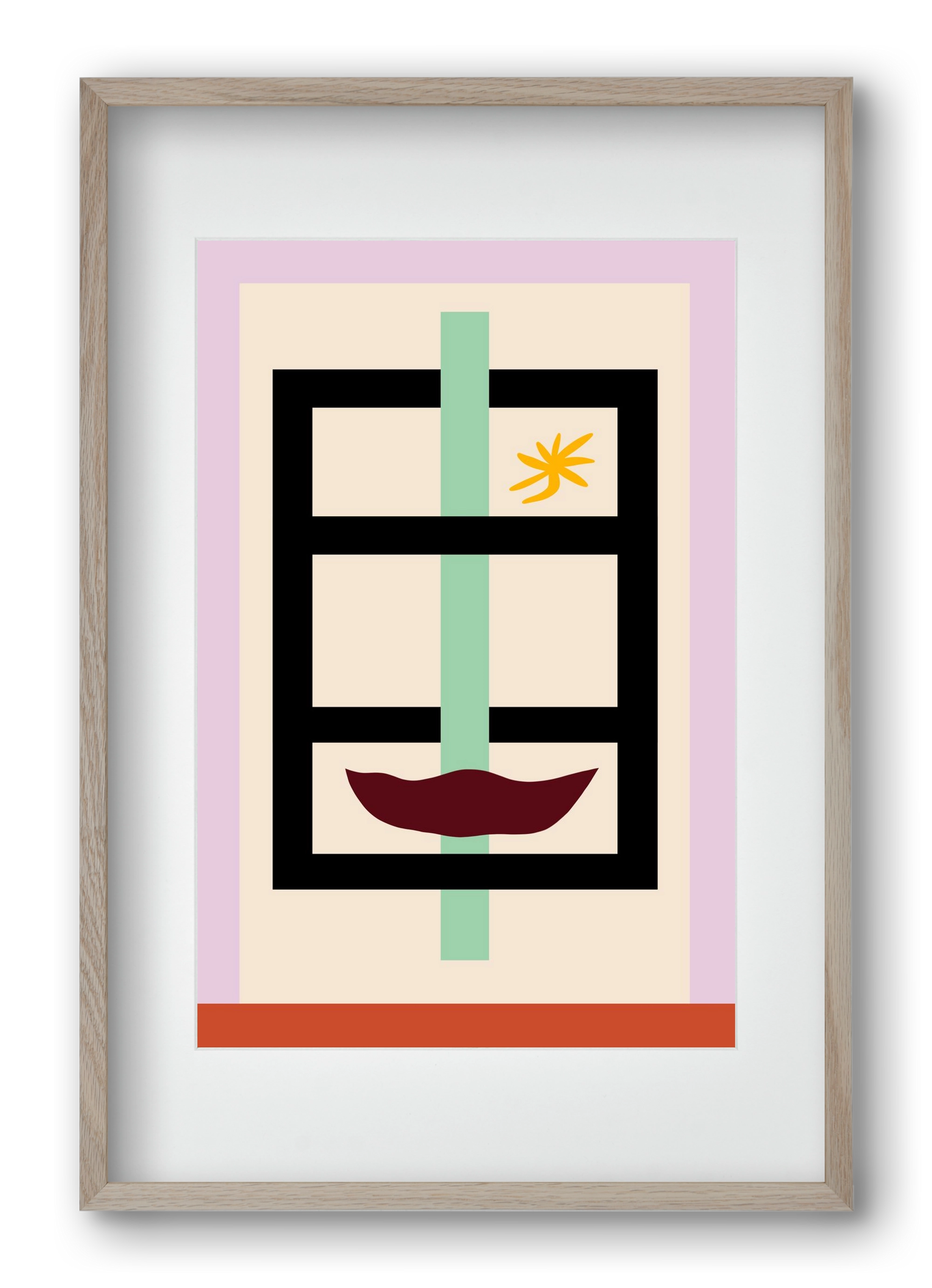 ARCHITECTURE PORTRAIT, 40x60 cm (30x45 cm), Tölgy keret, paszpartuval