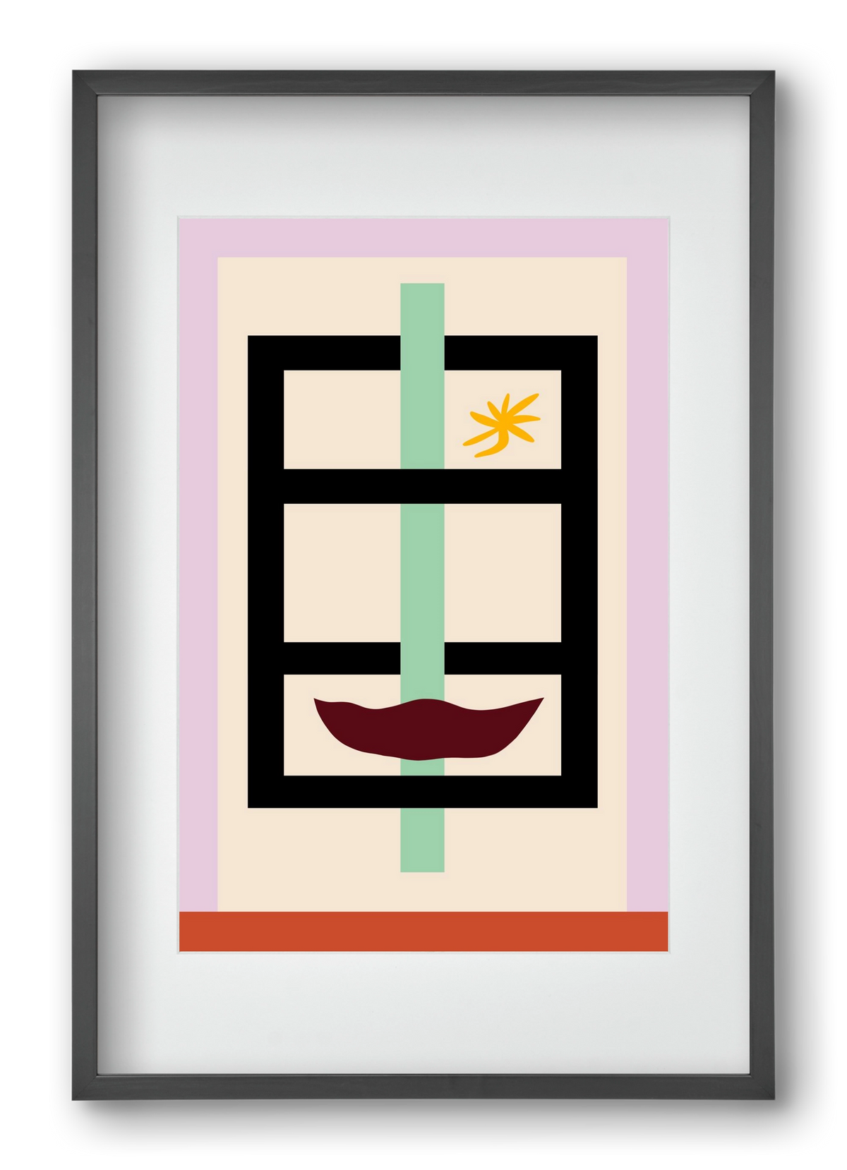 ARCHITECTURE PORTRAIT, 40x60 cm (30x45 cm), Fekete keret, paszpartuval