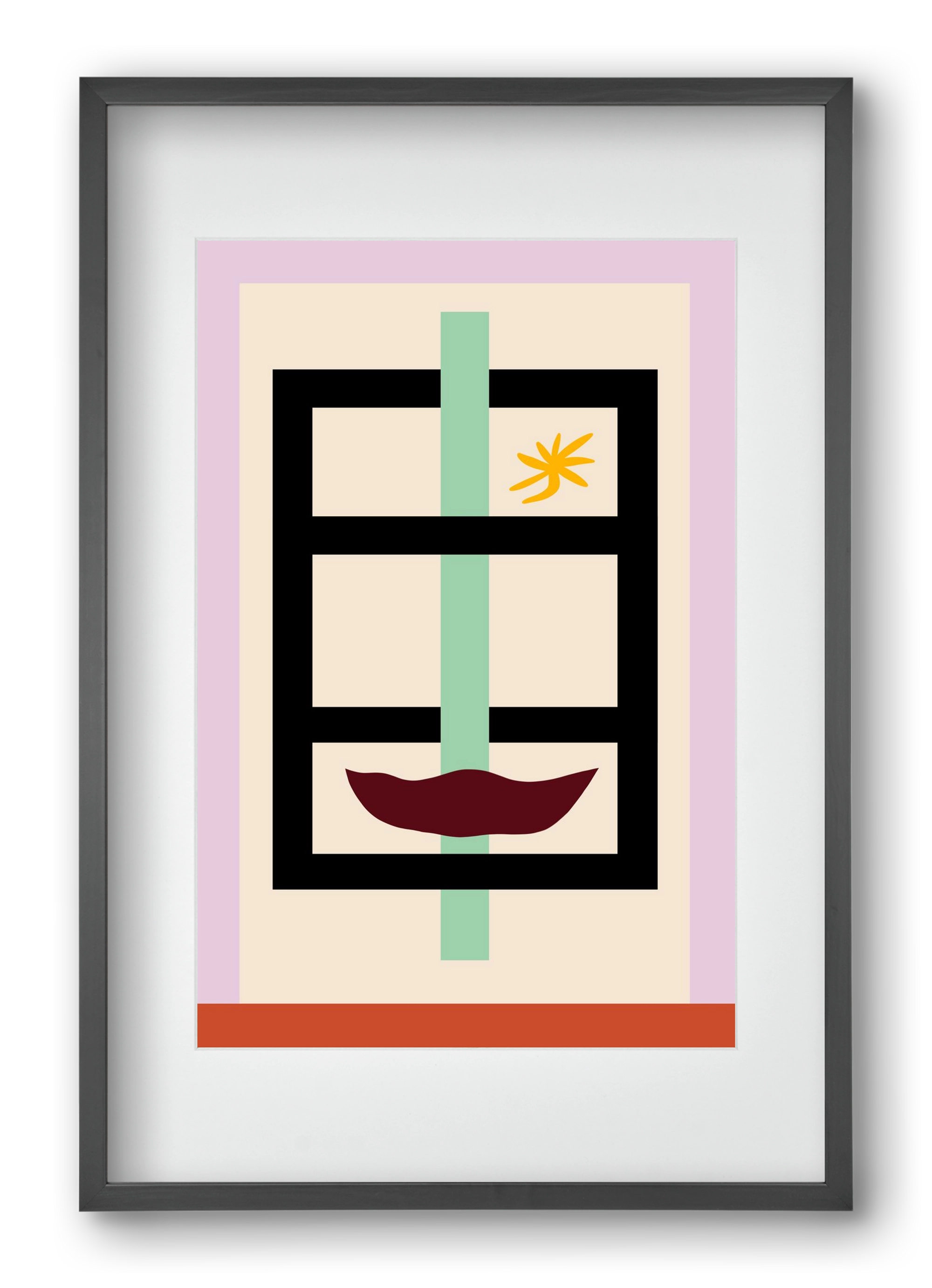 ARCHITECTURE PORTRAIT, 40x60 cm (30x45 cm), Fekete keret, paszpartuval