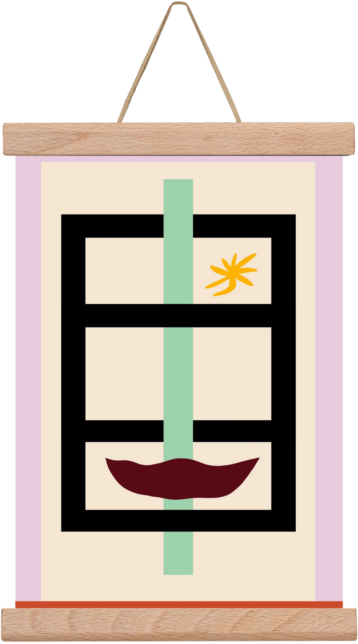 ARCHITECTURE PORTRAIT, 20x30 cm (20x30 cm), Tölgy akasztó