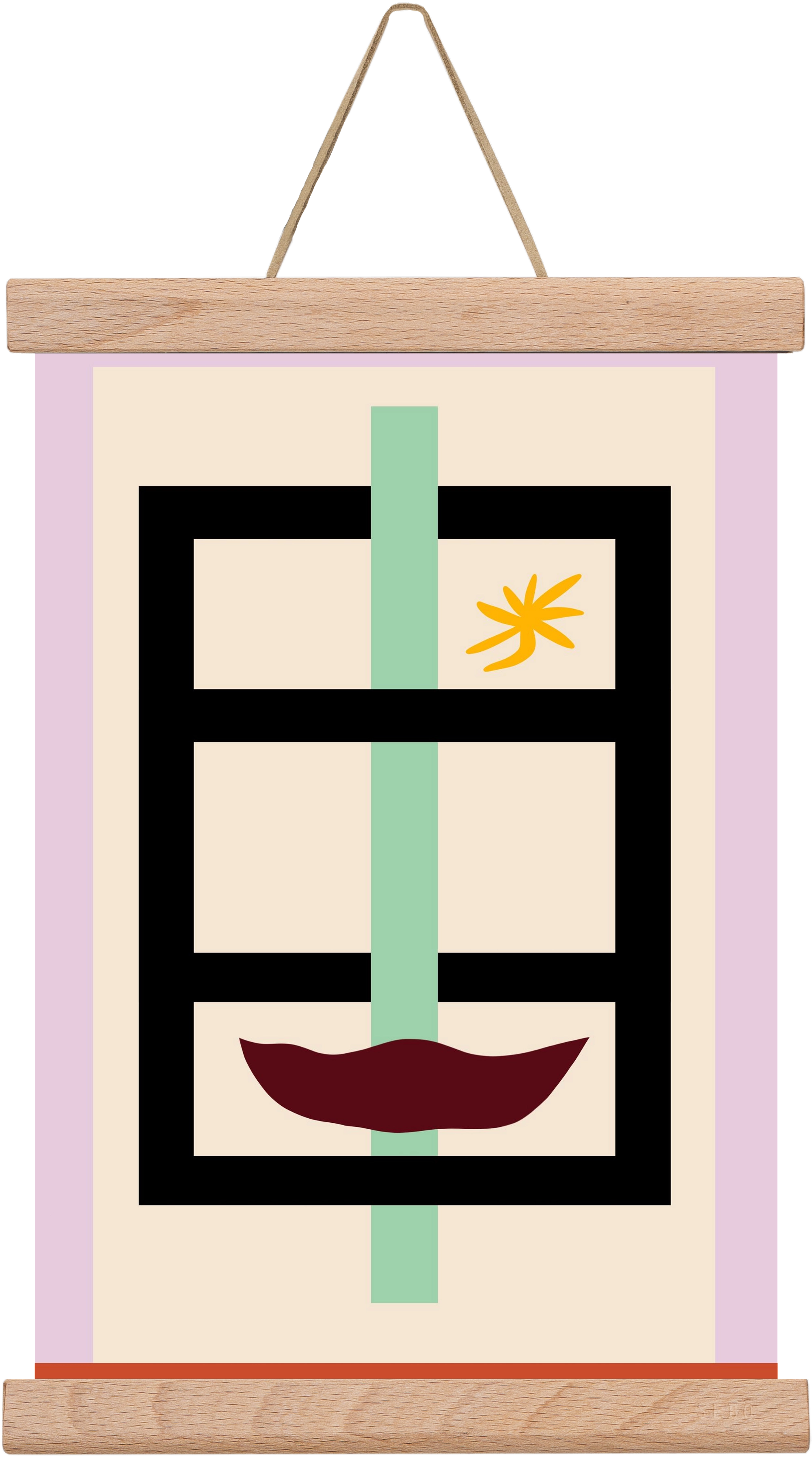 ARCHITECTURE PORTRAIT, 20x30 cm (20x30 cm), Tölgy akasztó