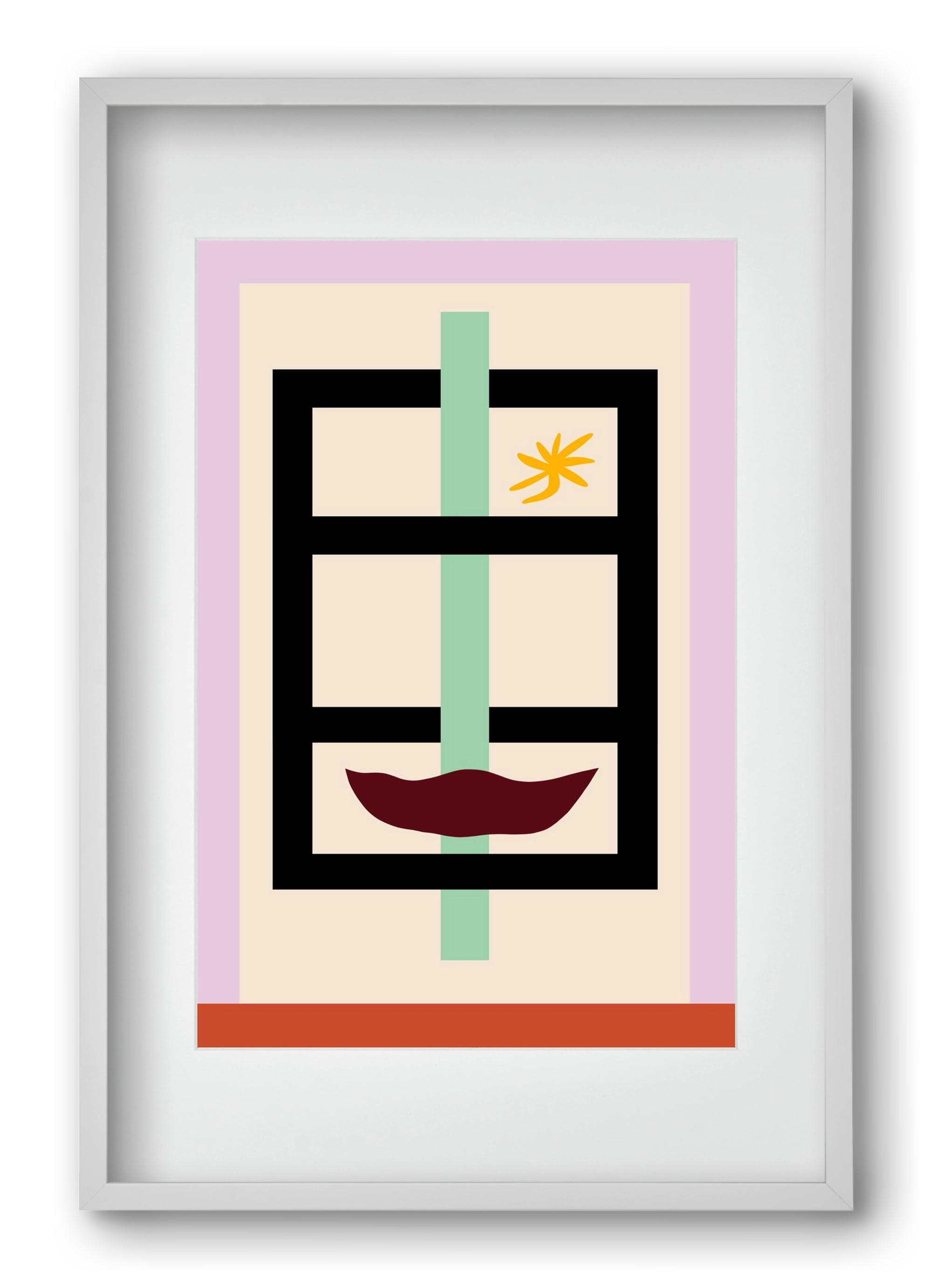 ARCHITECTURE PORTRAIT, 40x60 cm (30x45 cm), Fehér keret, paszpartuval