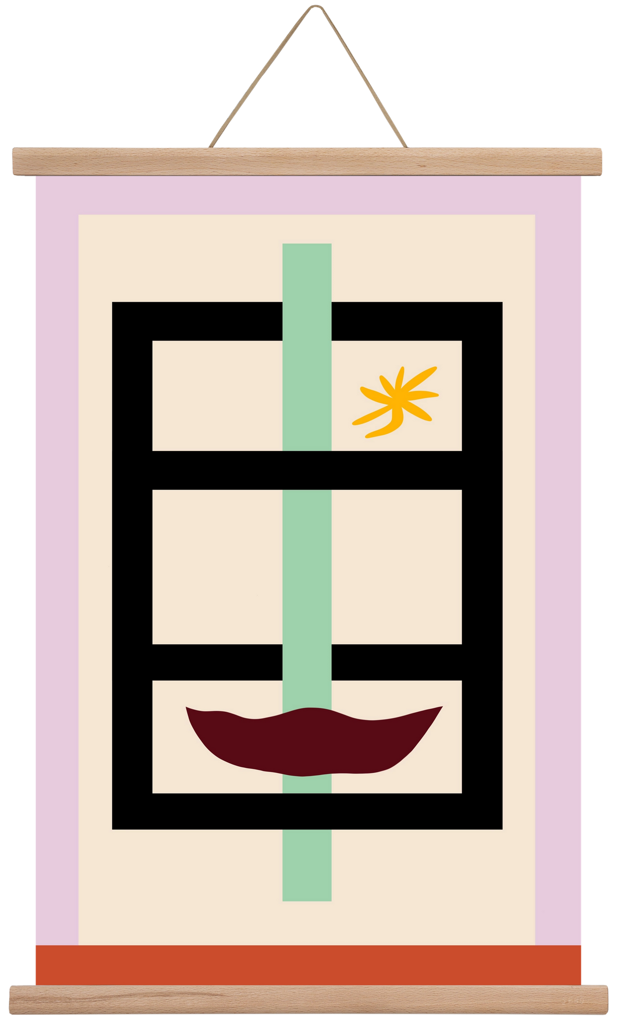 ARCHITECTURE PORTRAIT, 40x60 cm (40x60 cm), Tölgy akasztó