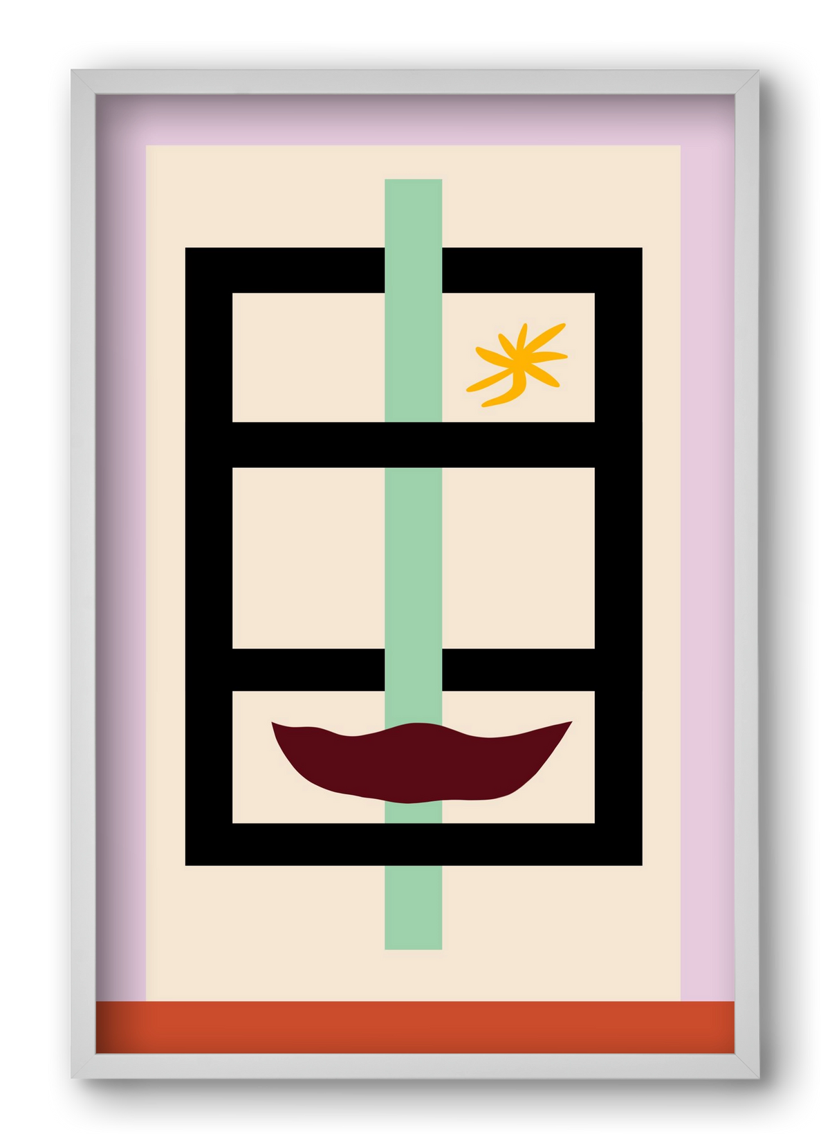 ARCHITECTURE PORTRAIT, 40x60 cm (40x60 cm), Fehér keret