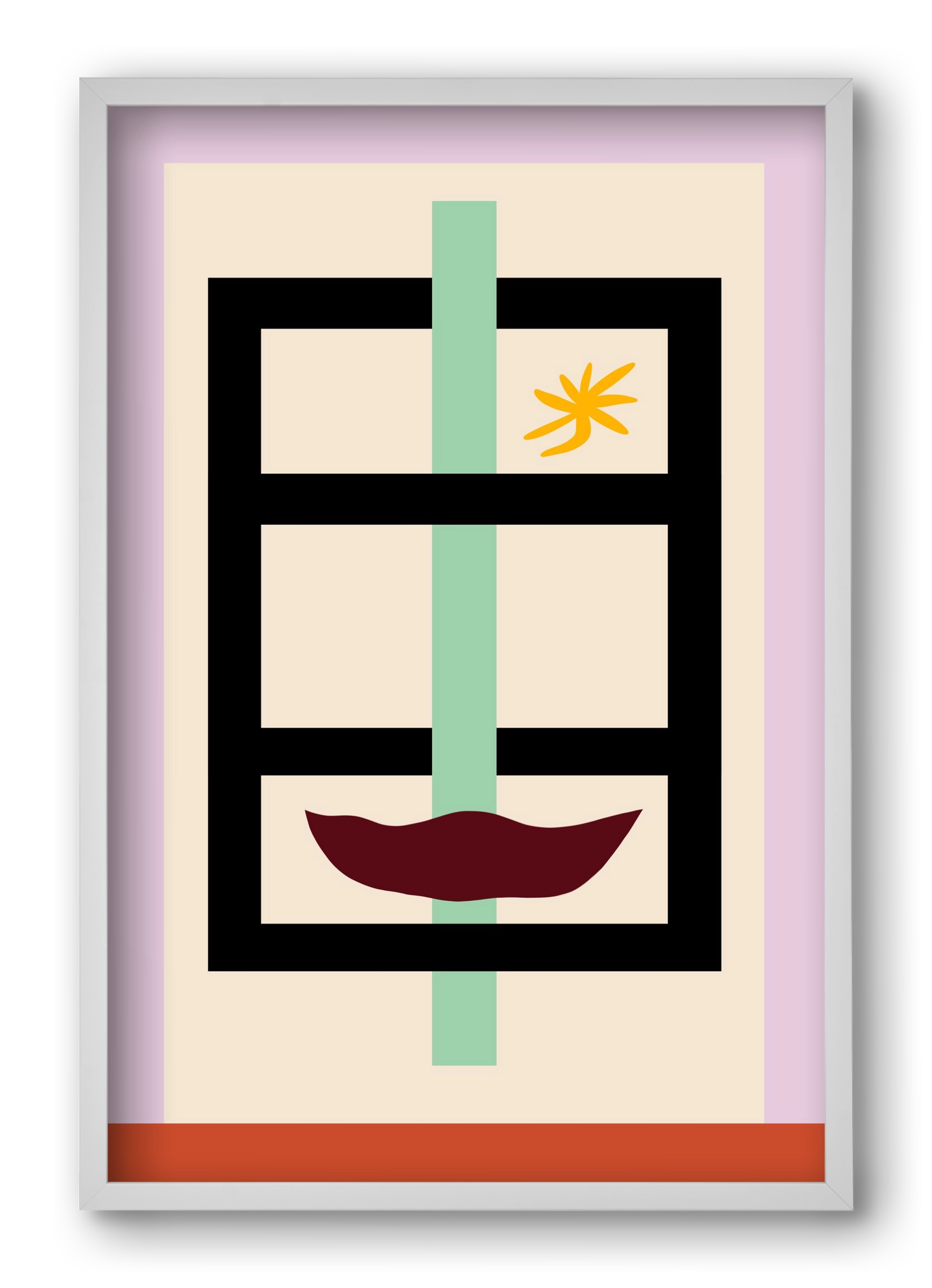 ARCHITECTURE PORTRAIT, 40x60 cm (40x60 cm), Fehér keret