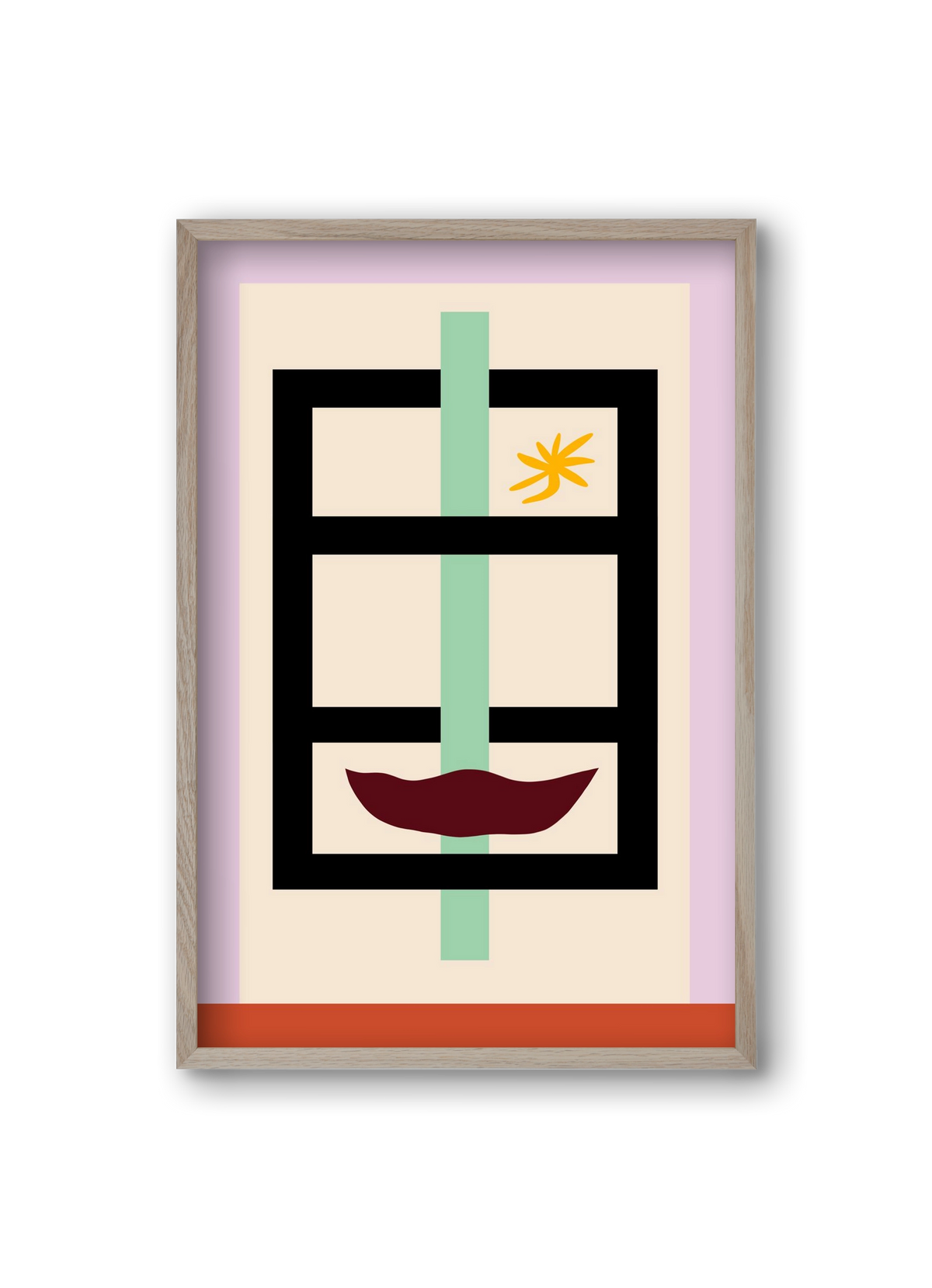 ARCHITECTURE PORTRAIT, 20x30 cm (20x30 cm), Tölgy keret