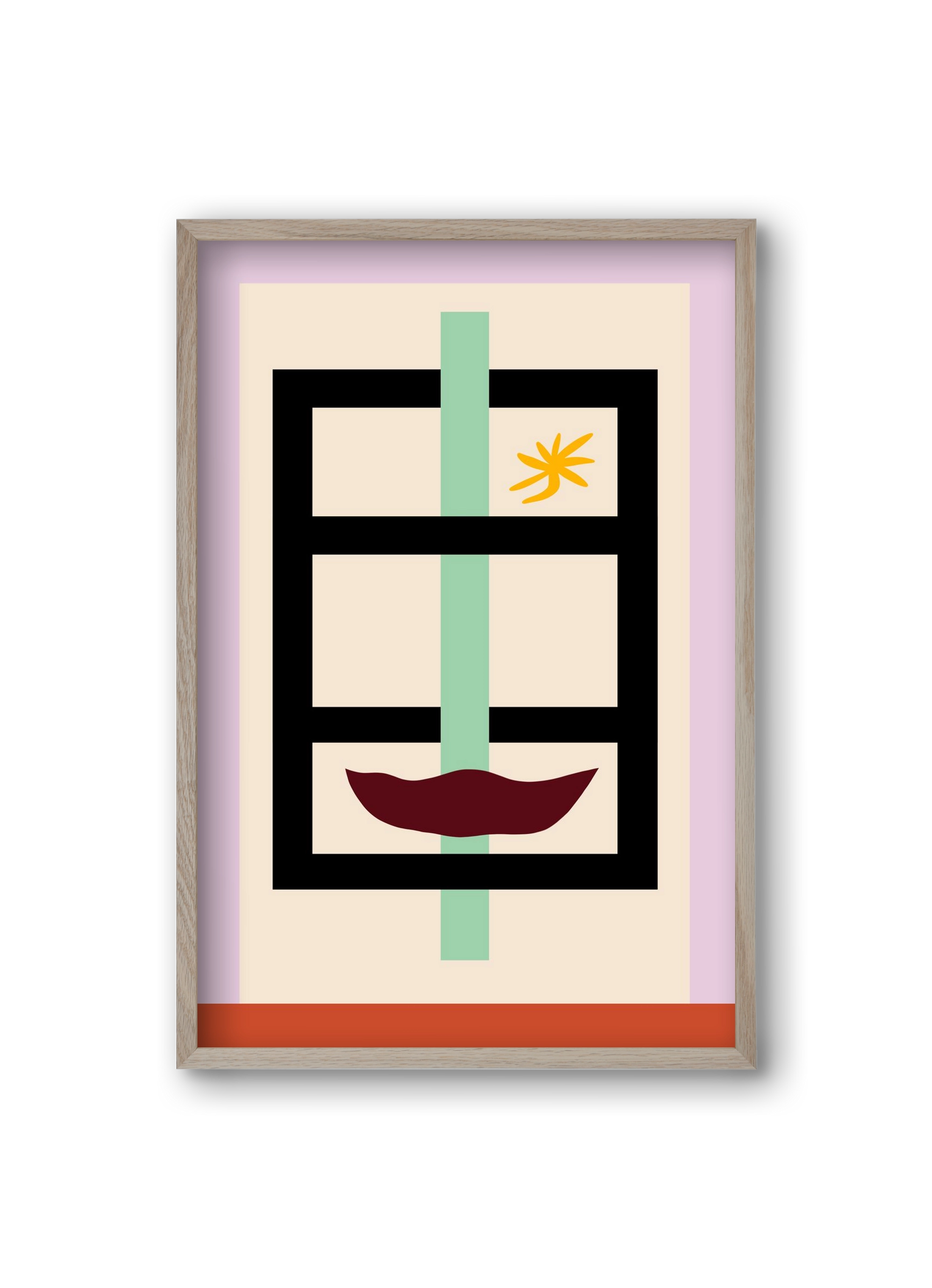 ARCHITECTURE PORTRAIT, 20x30 cm (20x30 cm), Tölgy keret