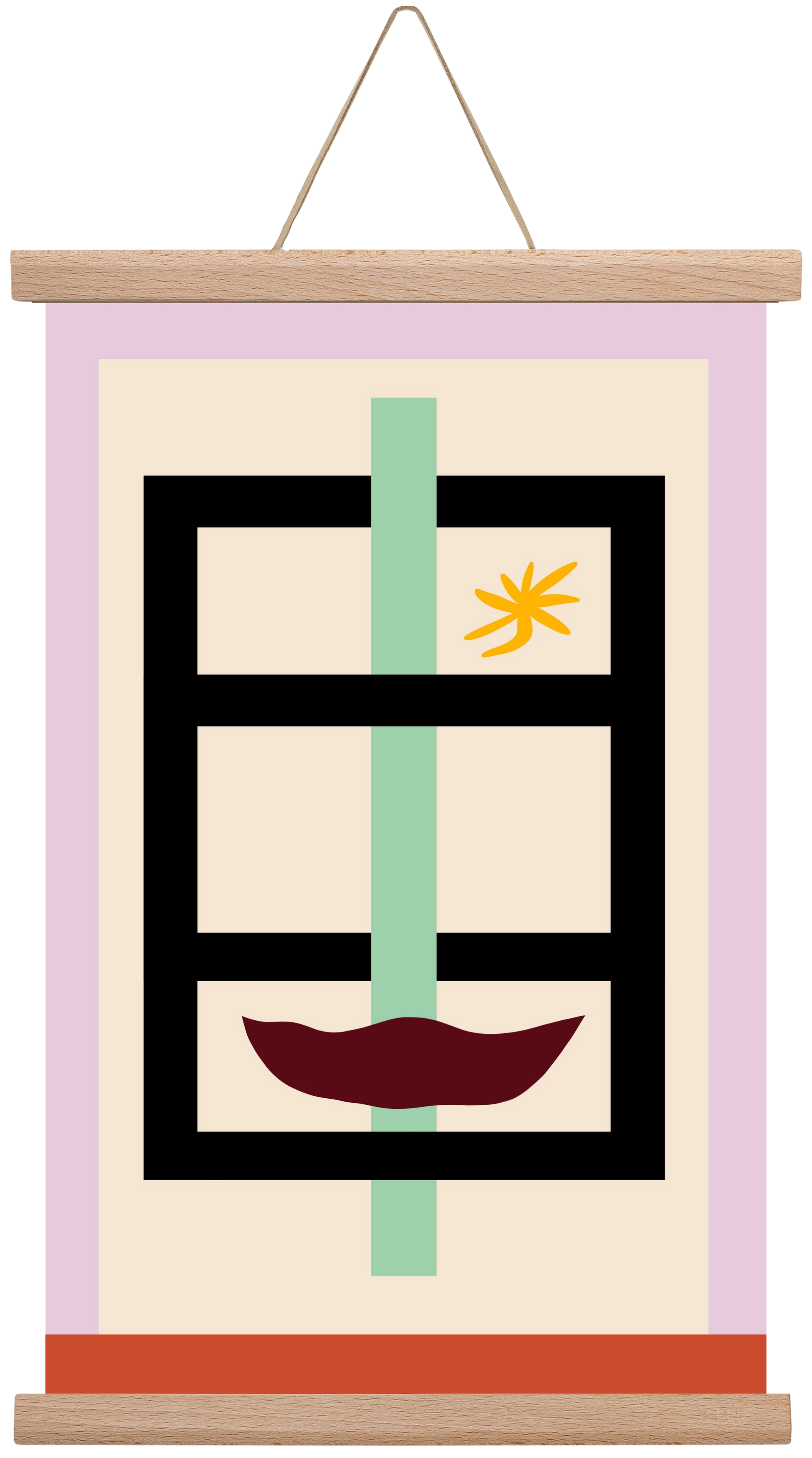 ARCHITECTURE PORTRAIT, 30x45 cm (30x45 cm), Tölgy akasztó