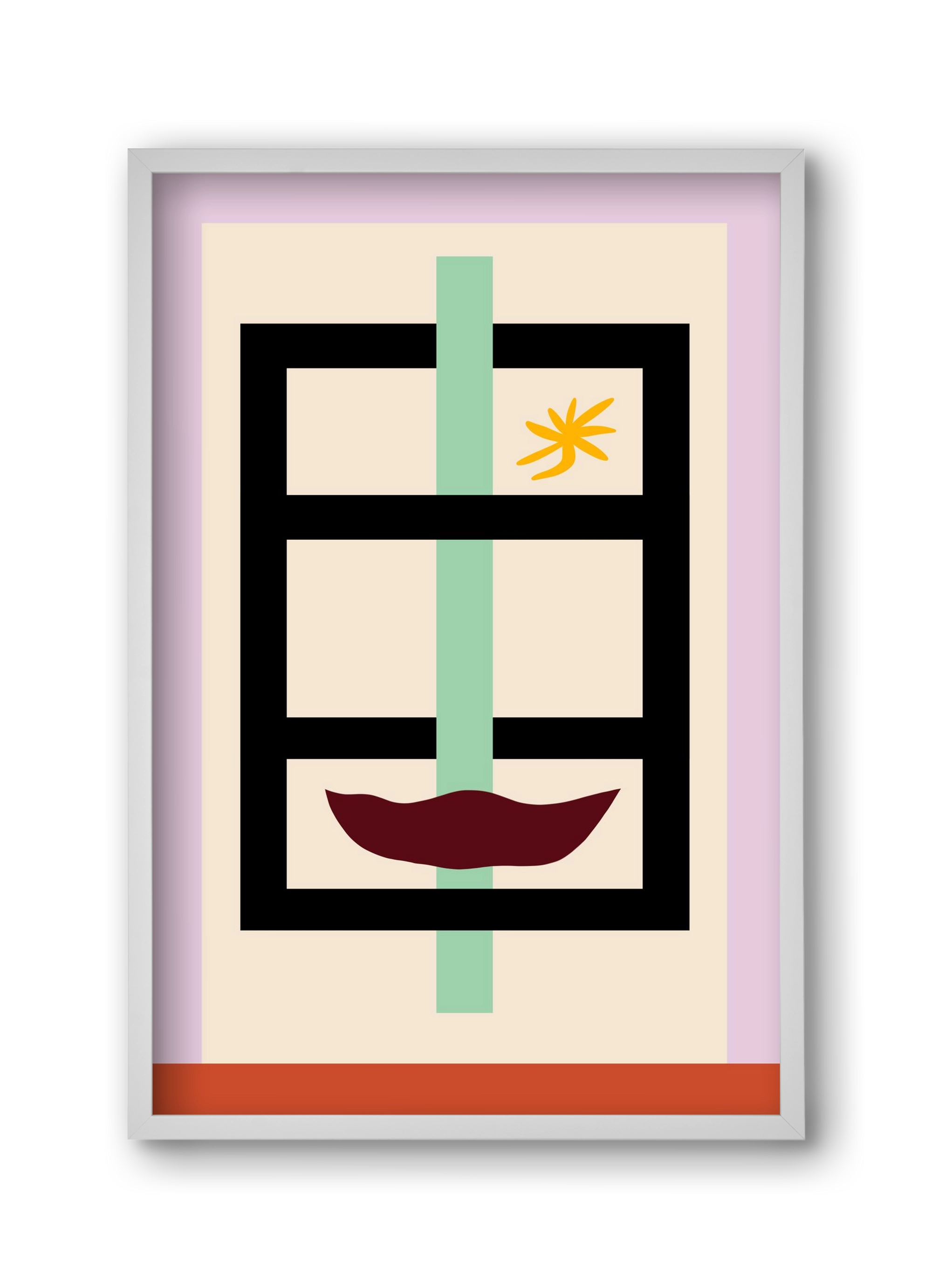 ARCHITECTURE PORTRAIT, 30x45 cm (30x45 cm), Fehér keret