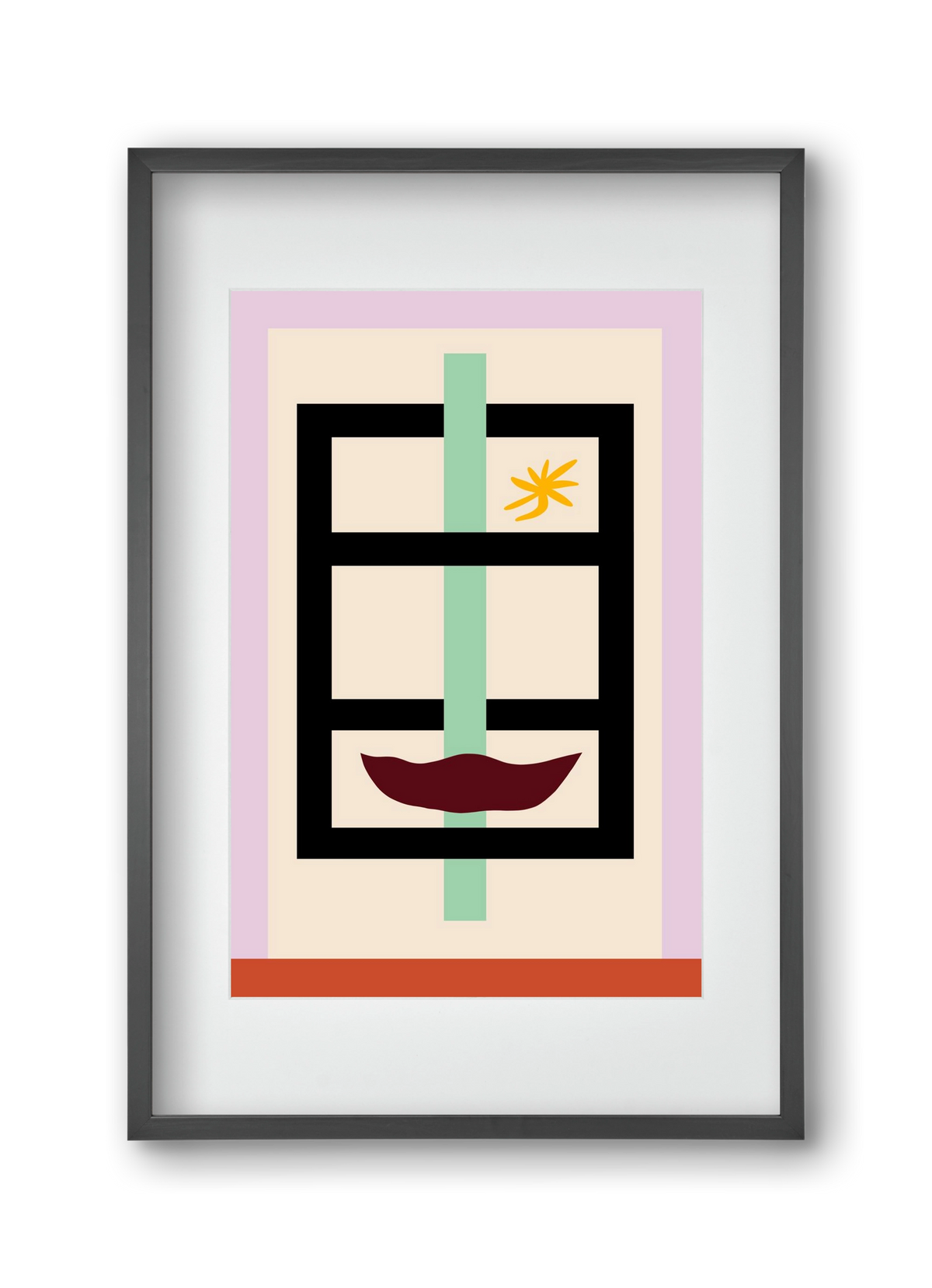 ARCHITECTURE PORTRAIT, 30x45 cm (20x30 cm), Fekete keret, paszpartuval